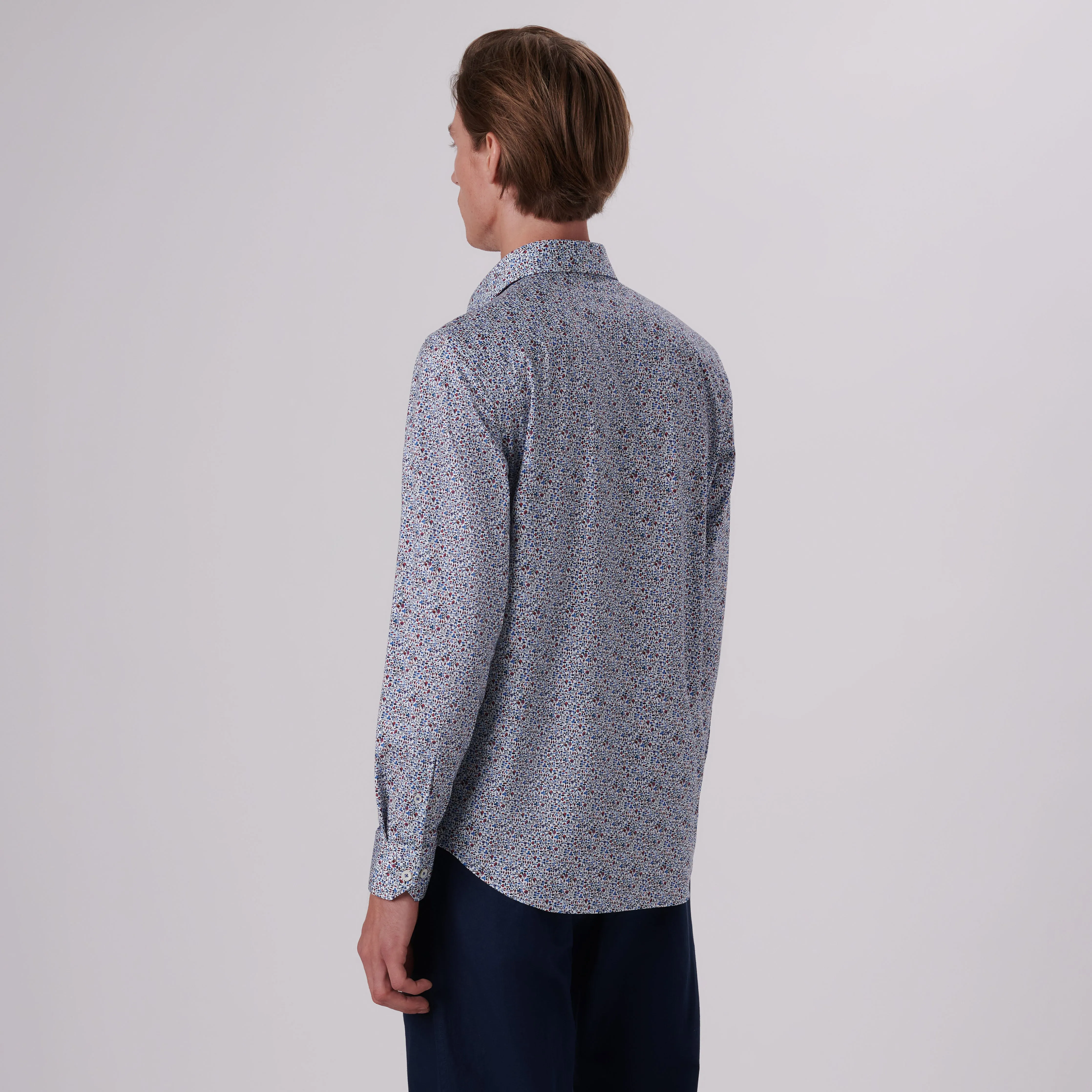 James Floral Print OoohCotton Shirt sold by Bugatchi product image thumbnail 4