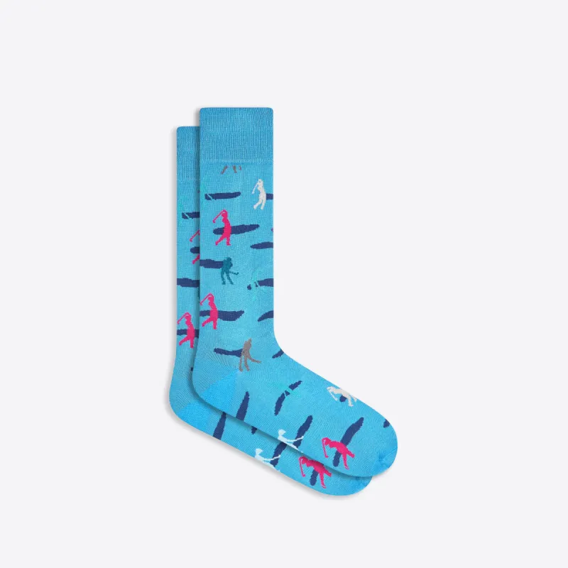 Golf Mid-Calf Socks sold by Bugatchi