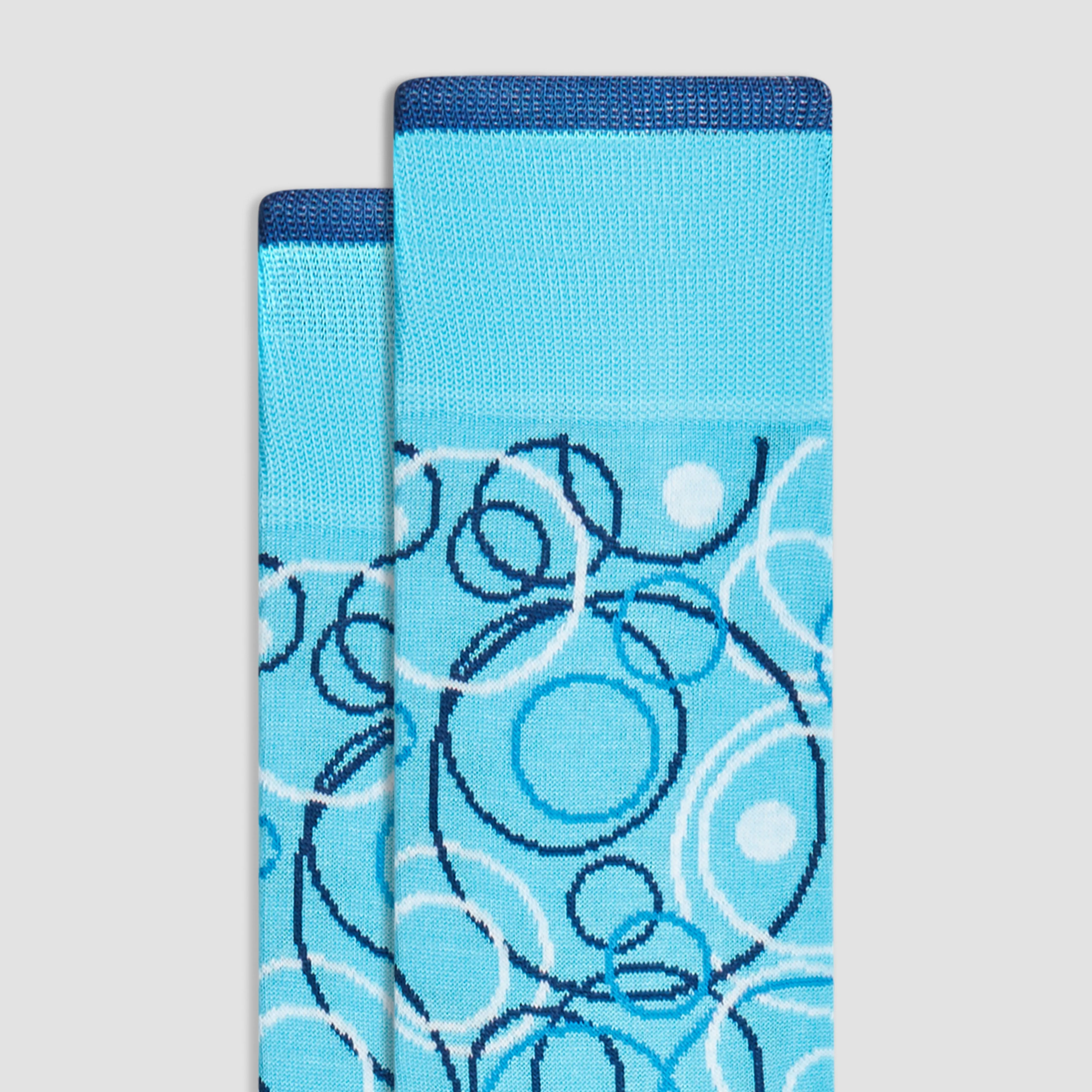 Abstract Mid-Calf Socks sold by Bugatchi product image thumbnail 2