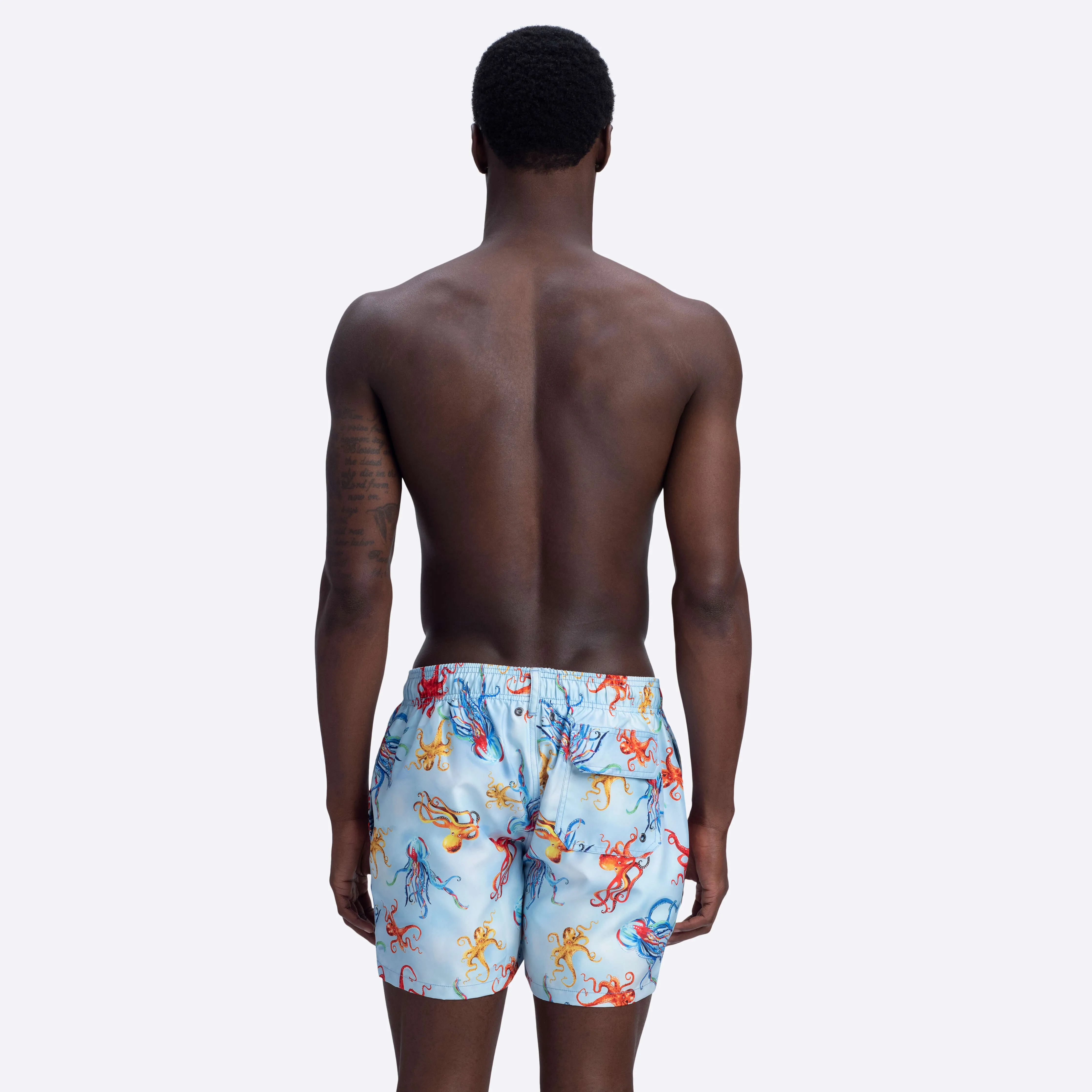 ARCHER Octopus Print Swim Trunks sold by Bugatchi product image thumbnail 4