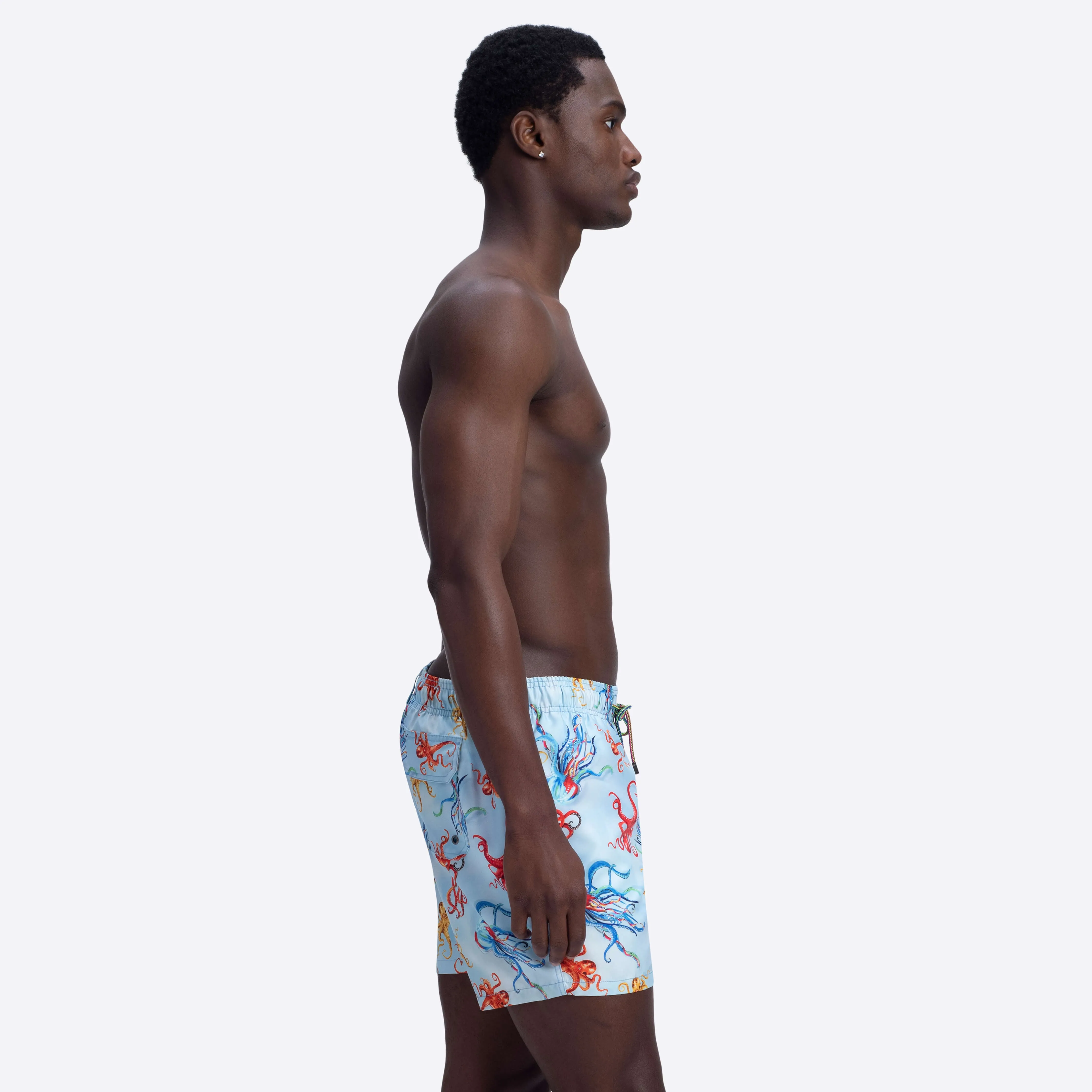 ARCHER Octopus Print Swim Trunks sold by Bugatchi product image thumbnail 3