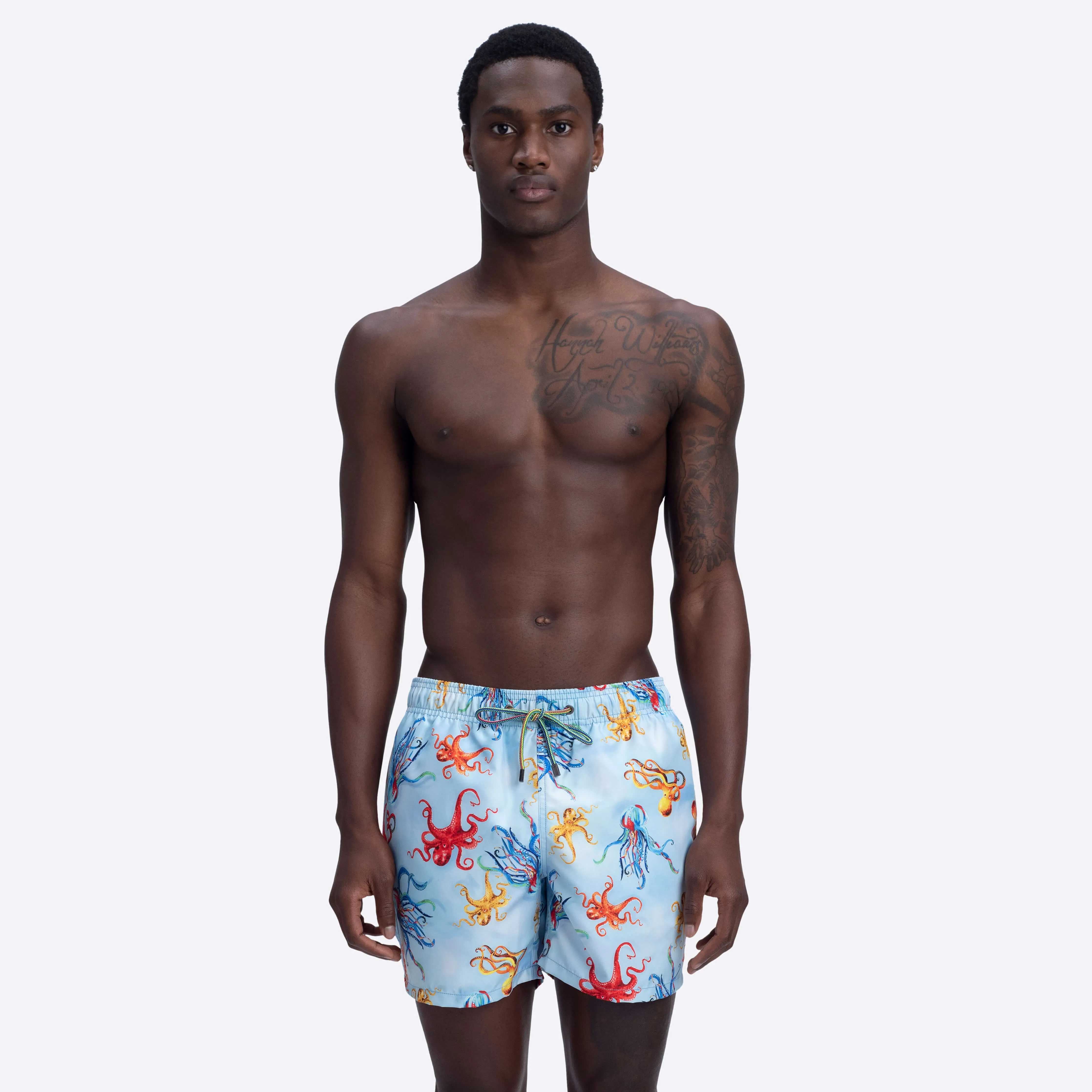 ARCHER Octopus Print Swim Trunks sold by Bugatchi product image thumbnail 2