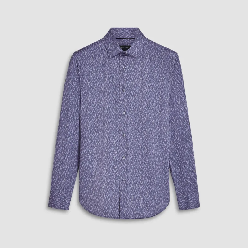 James Abstract Print OoohCotton Shirt sold by Bugatchi