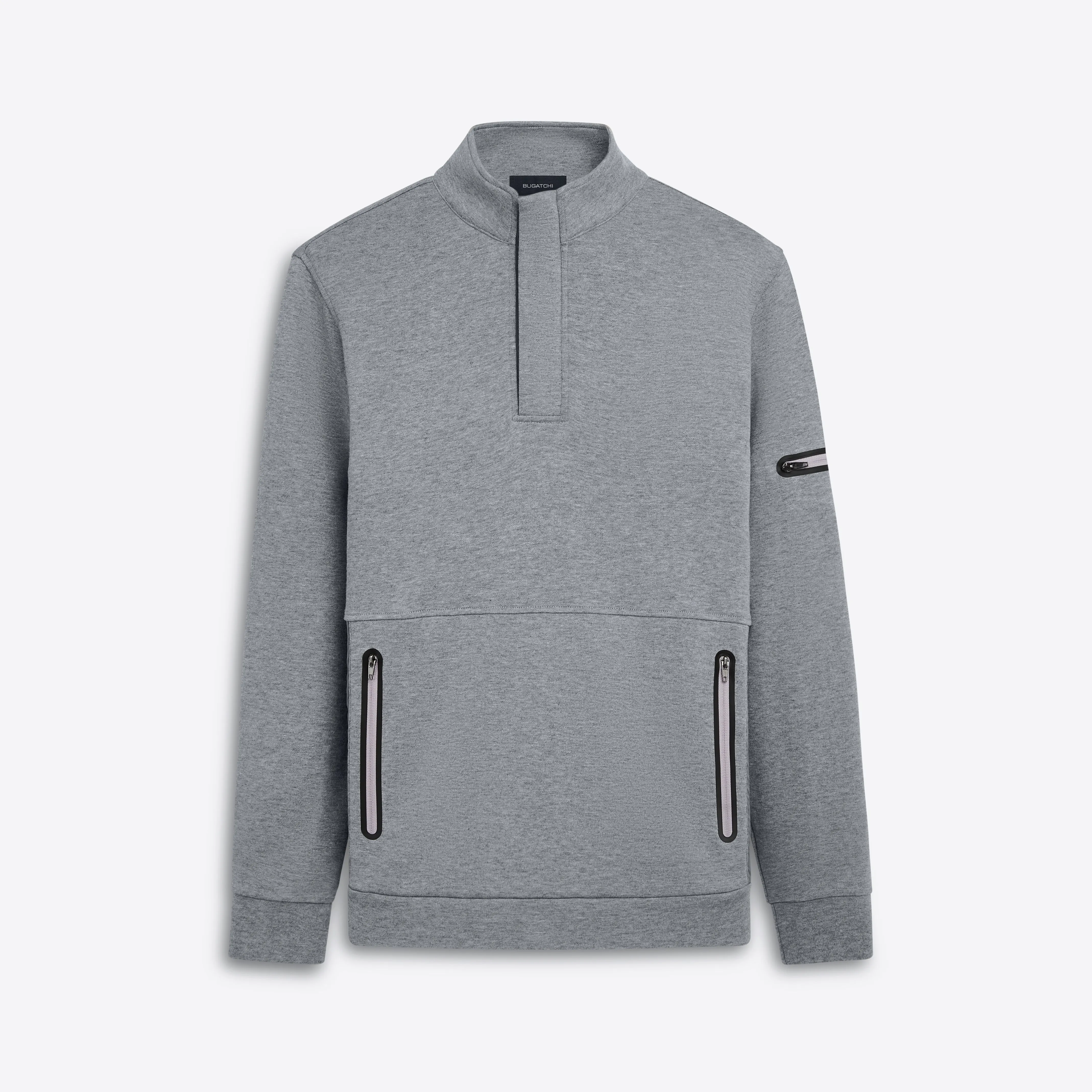 Long Sleeve Quarter Zip Pullover sold by Bugatchi
