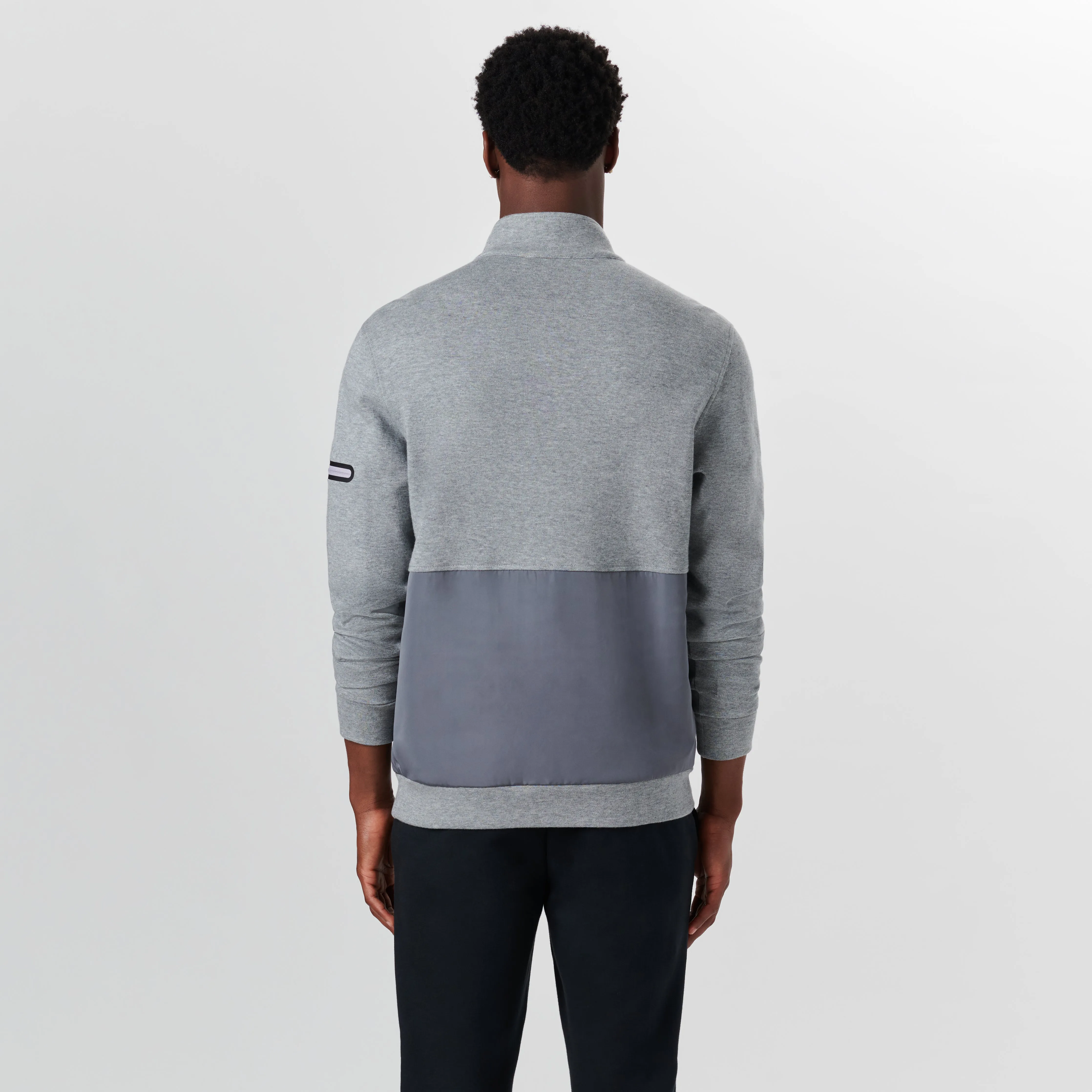 Long Sleeve Quarter Zip Pullover sold by Bugatchi product image thumbnail 4