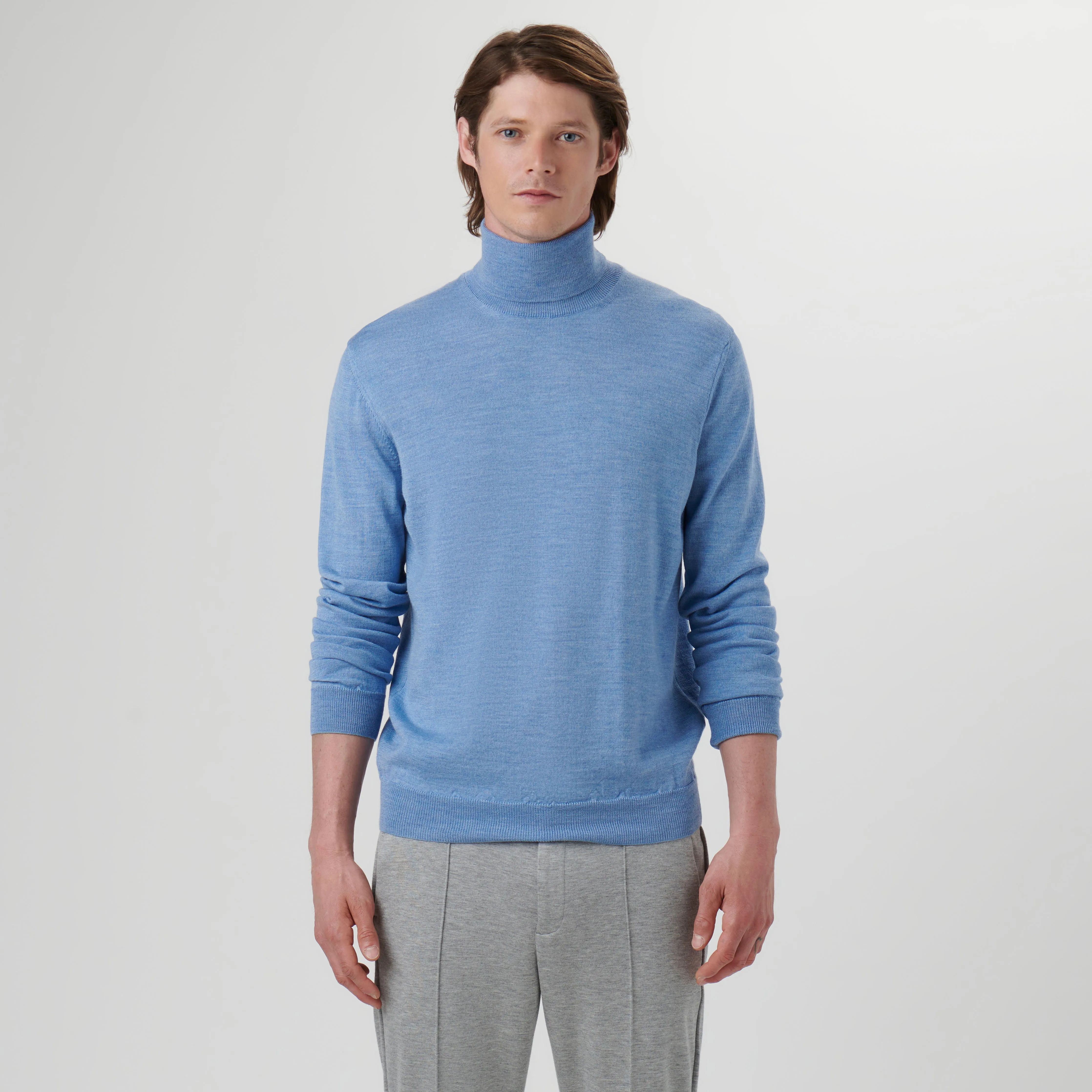 Super Merino Solid Turtleneck Sweater sold by Bugatchi product image thumbnail 2