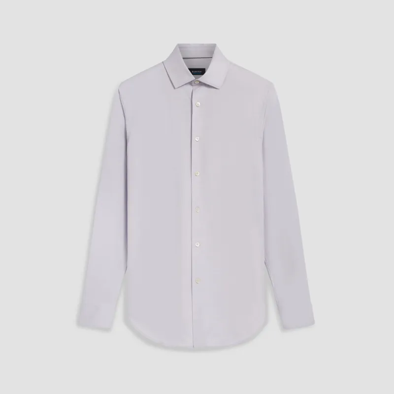 JAMES Solid OoohCotton Twill Shirt sold by Bugatchi