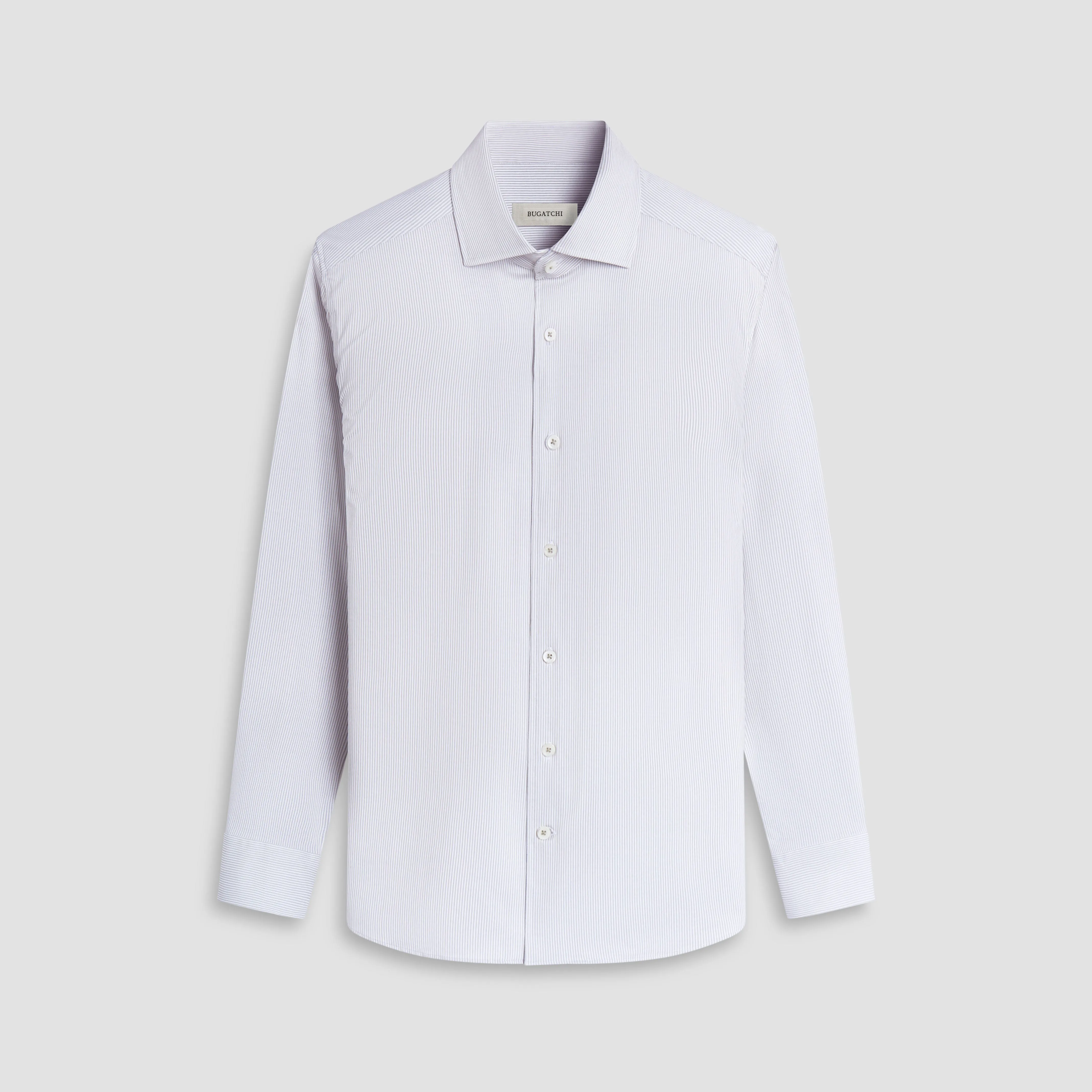 Devon Striped OoohCotton Shirt sold by Bugatchi