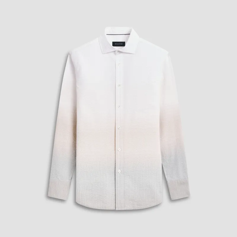 Axel Seersucker Gradient Shirt sold by Bugatchi