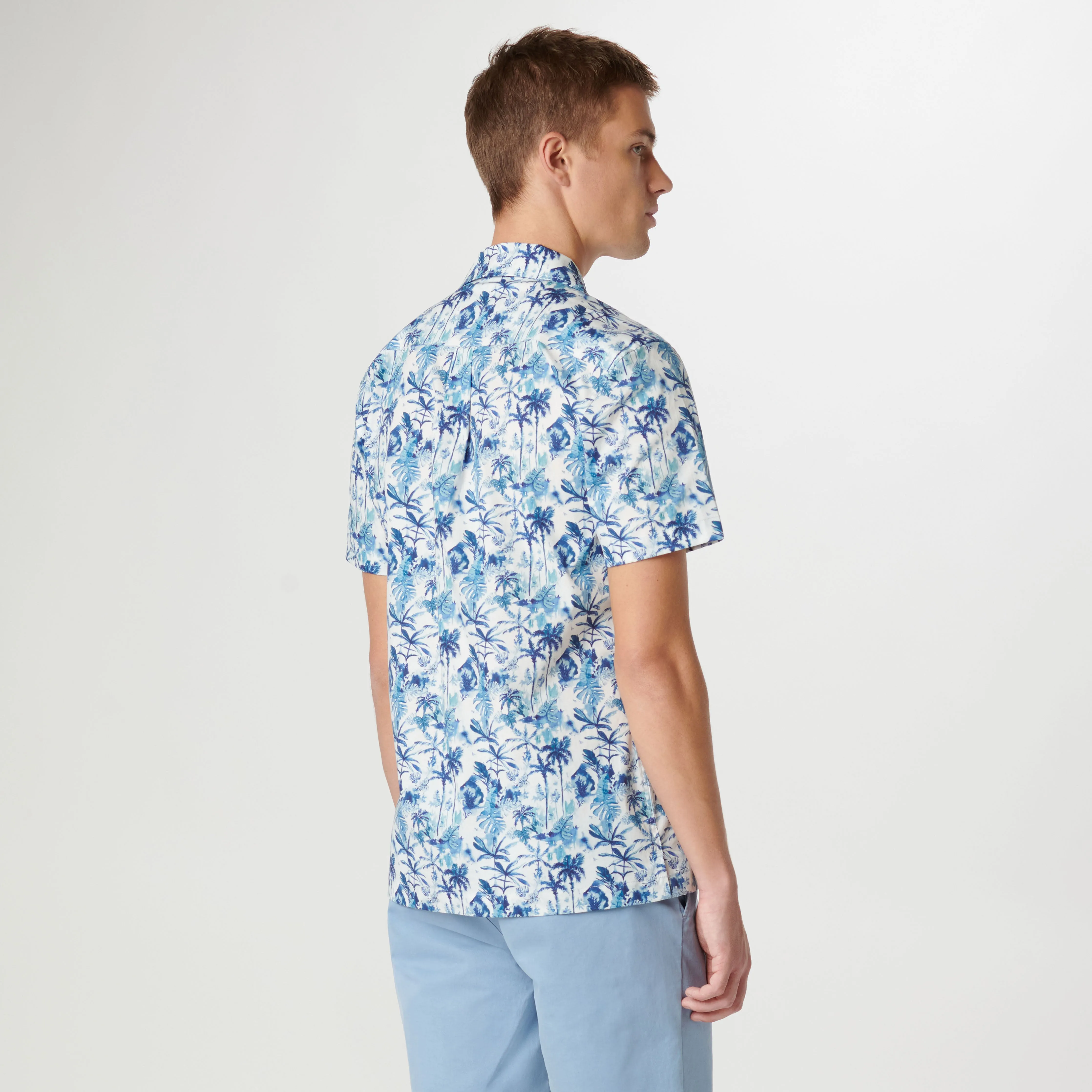 Jackson Palm Tree Short Sleeve Shirt sold by Bugatchi product image thumbnail 4