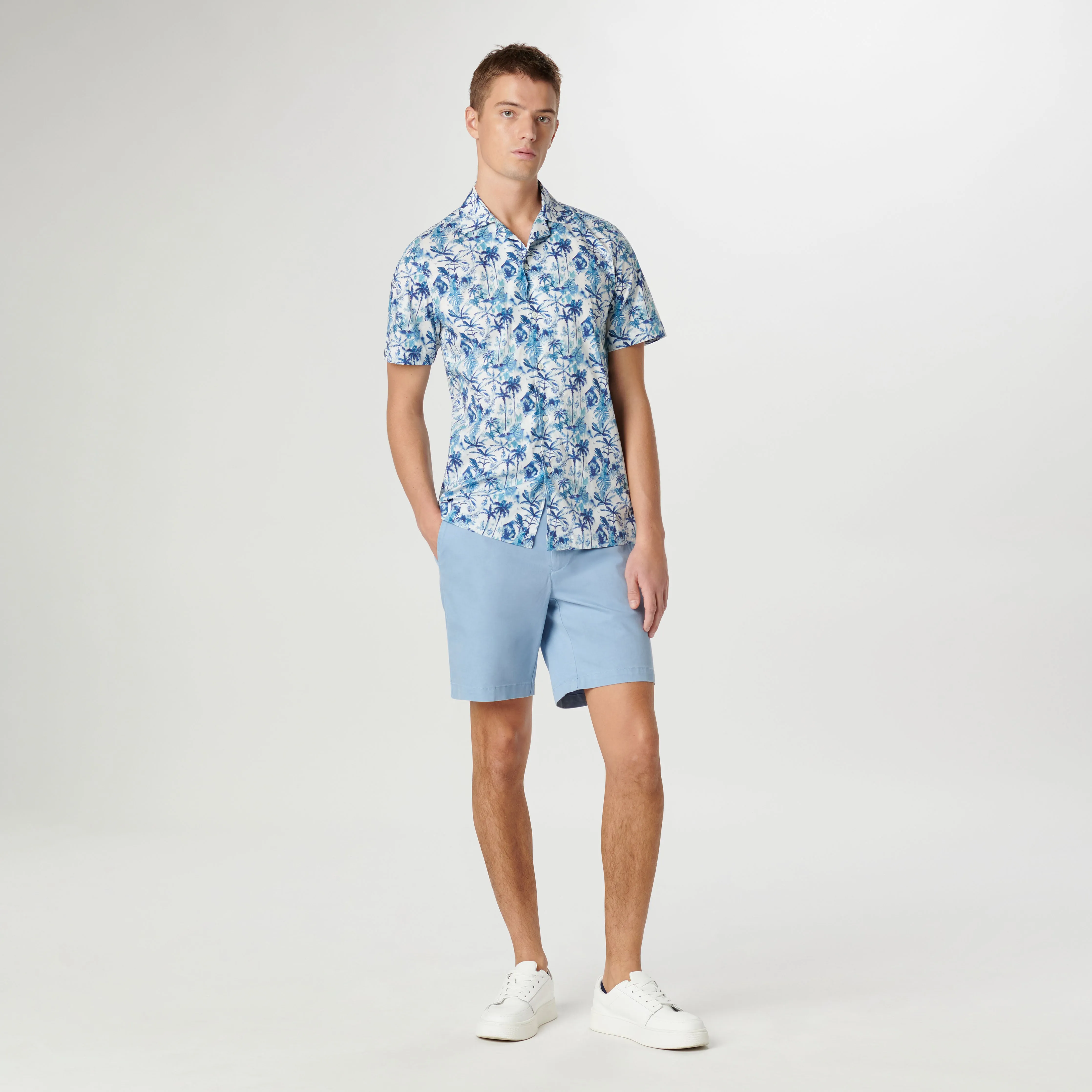Jackson Palm Tree Short Sleeve Shirt sold by Bugatchi product image thumbnail 5