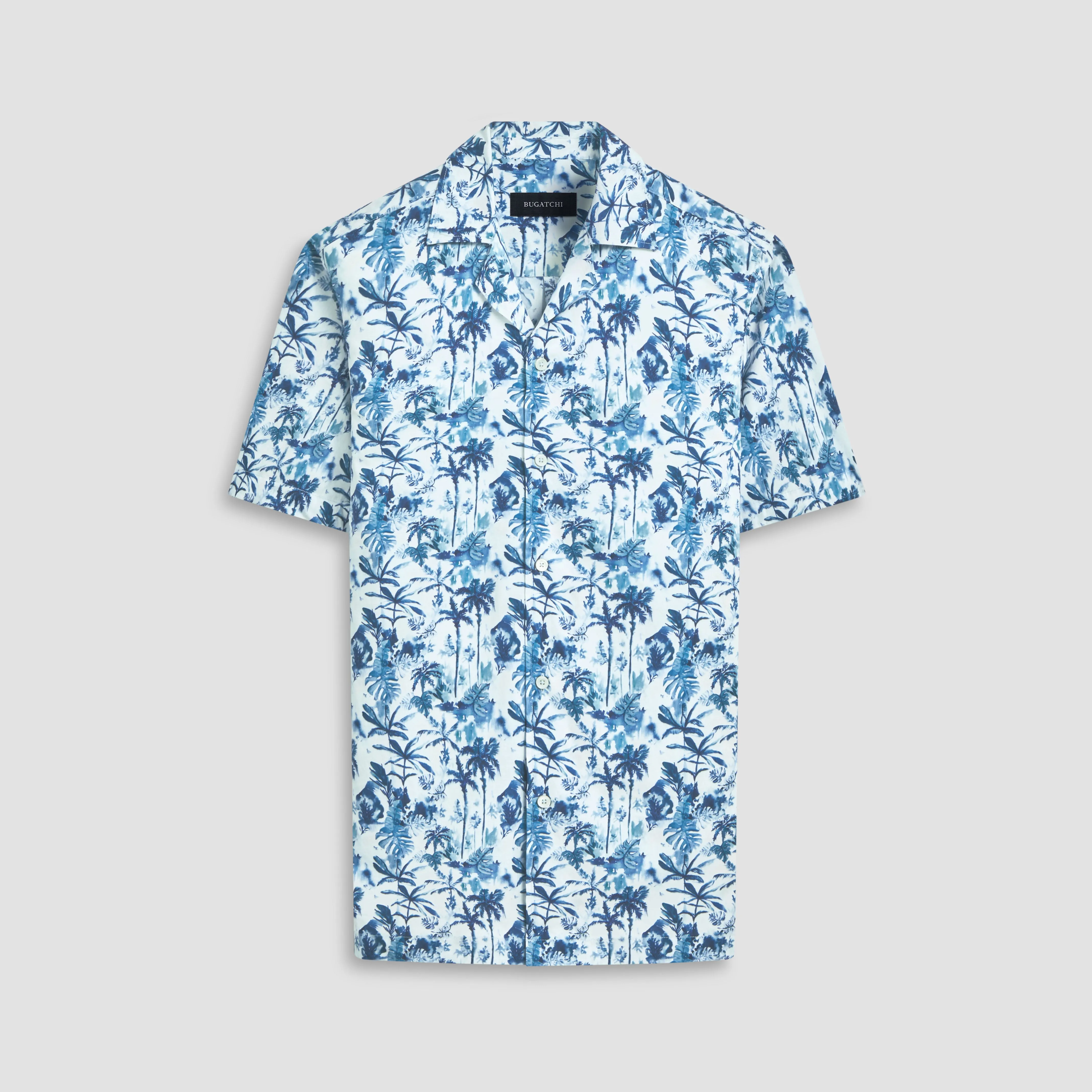 Jackson Palm Tree Short Sleeve Shirt sold by Bugatchi