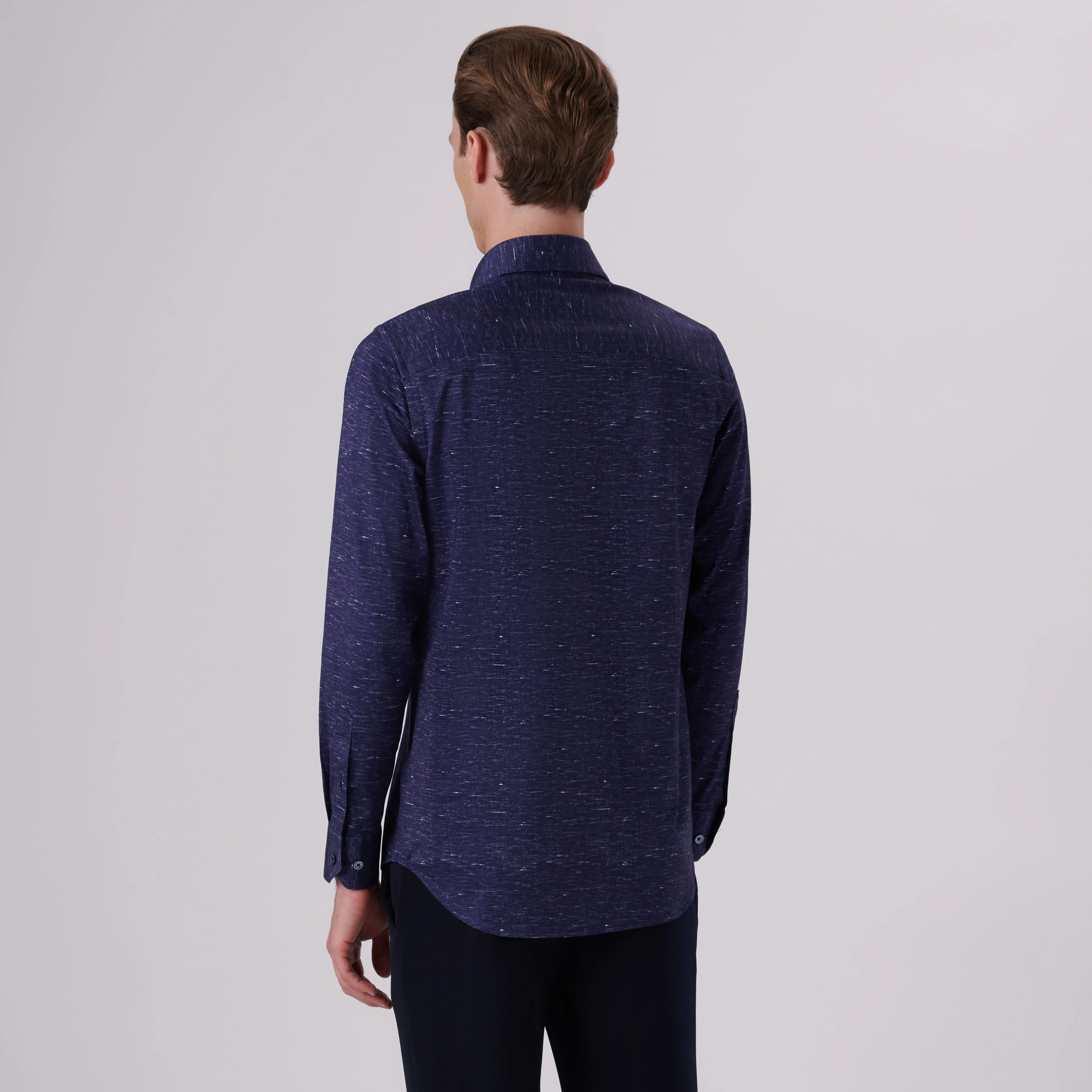 James Heather Print OoohCotton Shirt sold by Bugatchi product image thumbnail 4