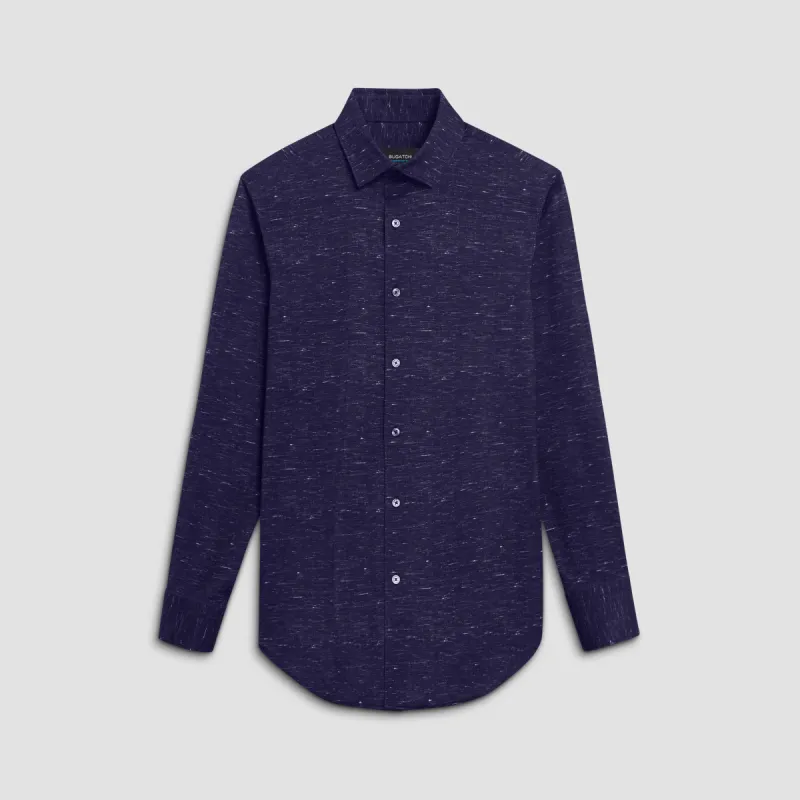 James Heather Print OoohCotton Shirt sold by Bugatchi