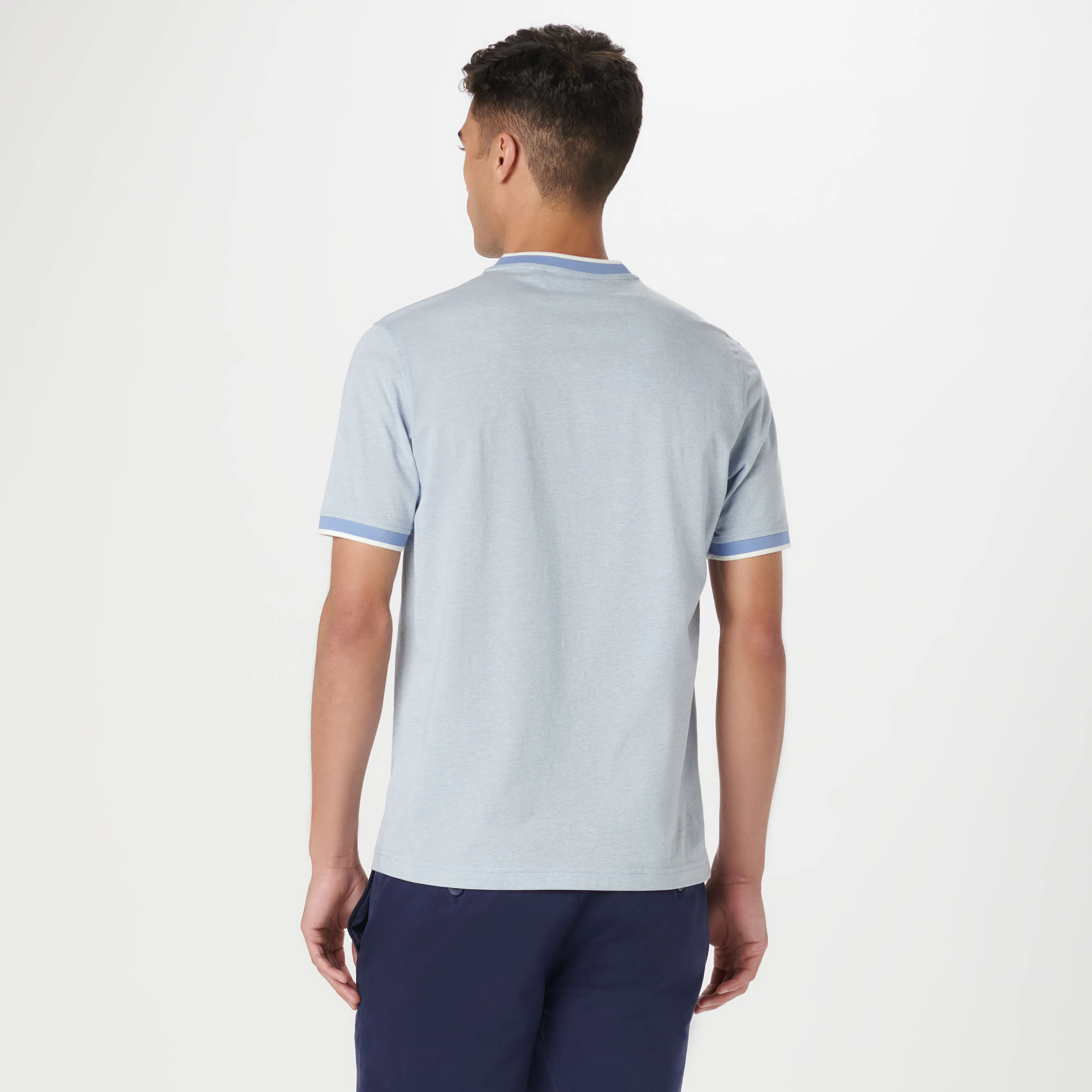 Performance High V-Neck T-Shirt sold by Bugatchi product image thumbnail 4