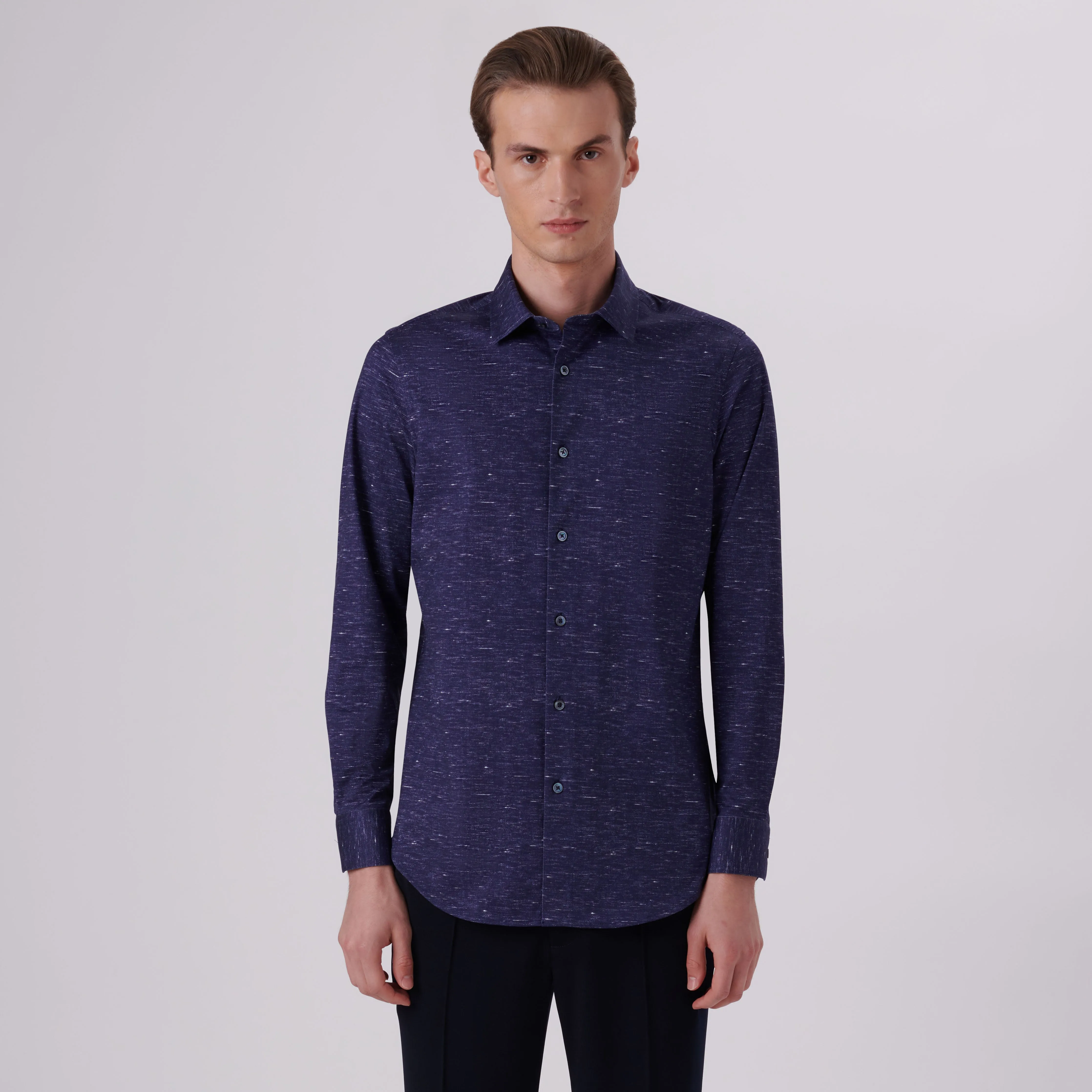 James Heather Print OoohCotton Shirt sold by Bugatchi product image thumbnail 2