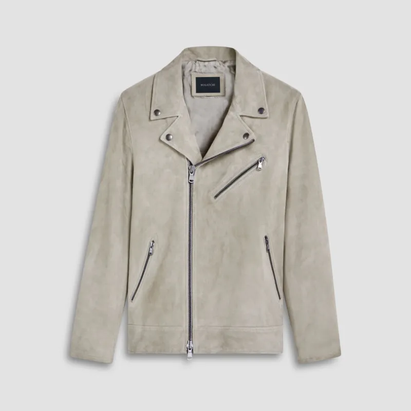 Suede Biker Jacket sold by Bugatchi