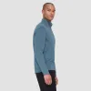 Reversible Pique/Fishermen Knit Quarter-Zip Pullover sold by Bugatchi