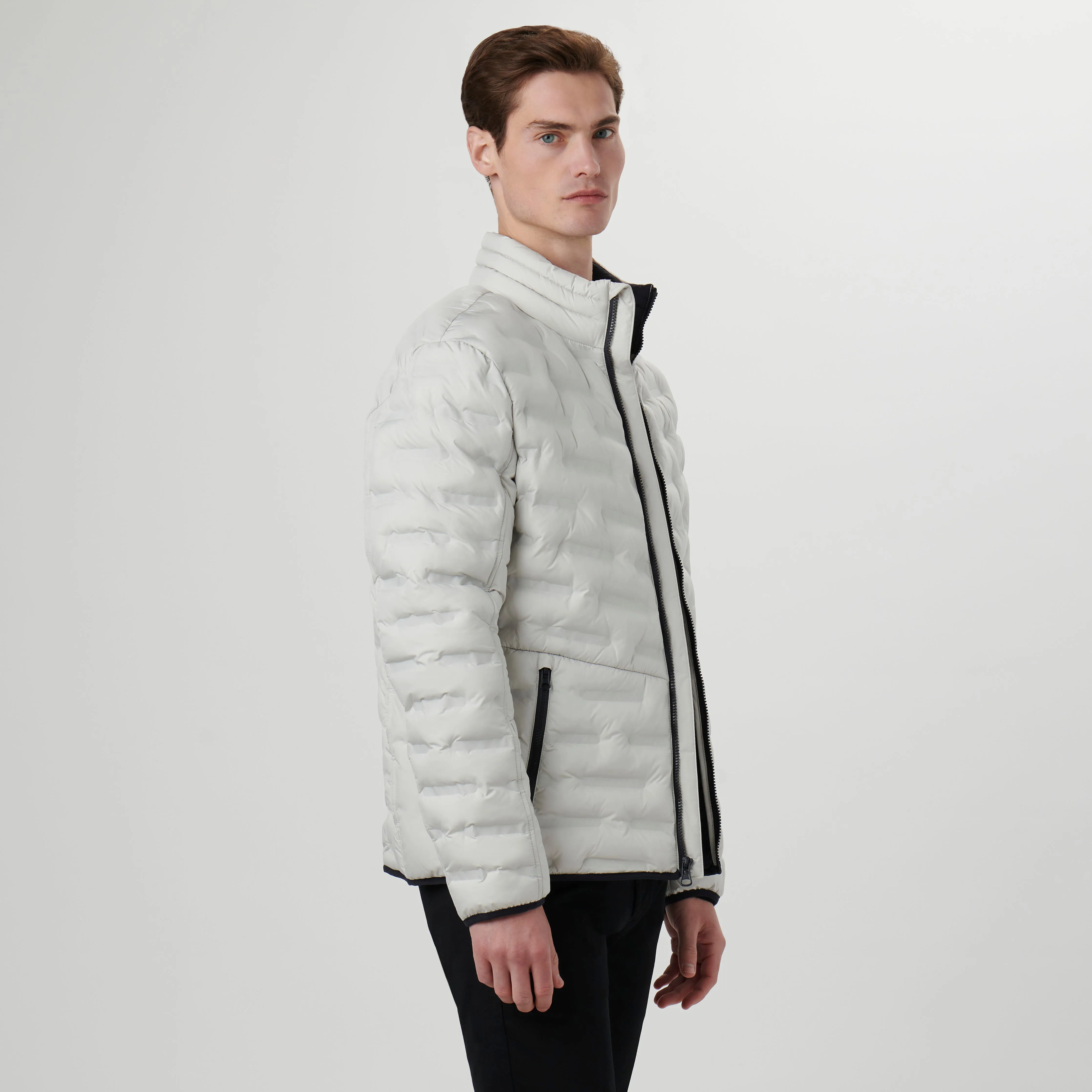 Nylon Bomber Jacket sold by Bugatchi product image thumbnail 3