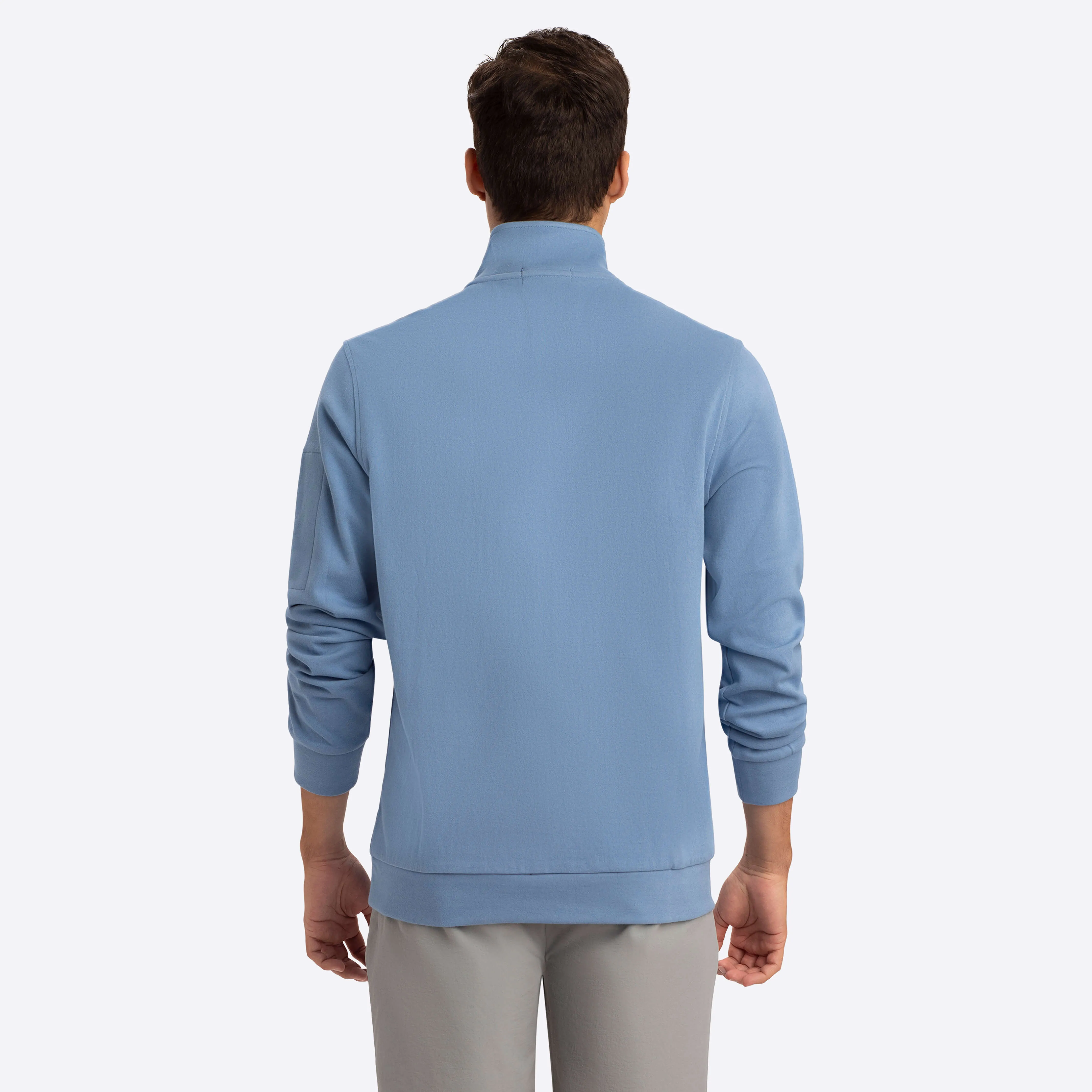 Quarter Zip Mock Neck sold by Bugatchi product image thumbnail 4