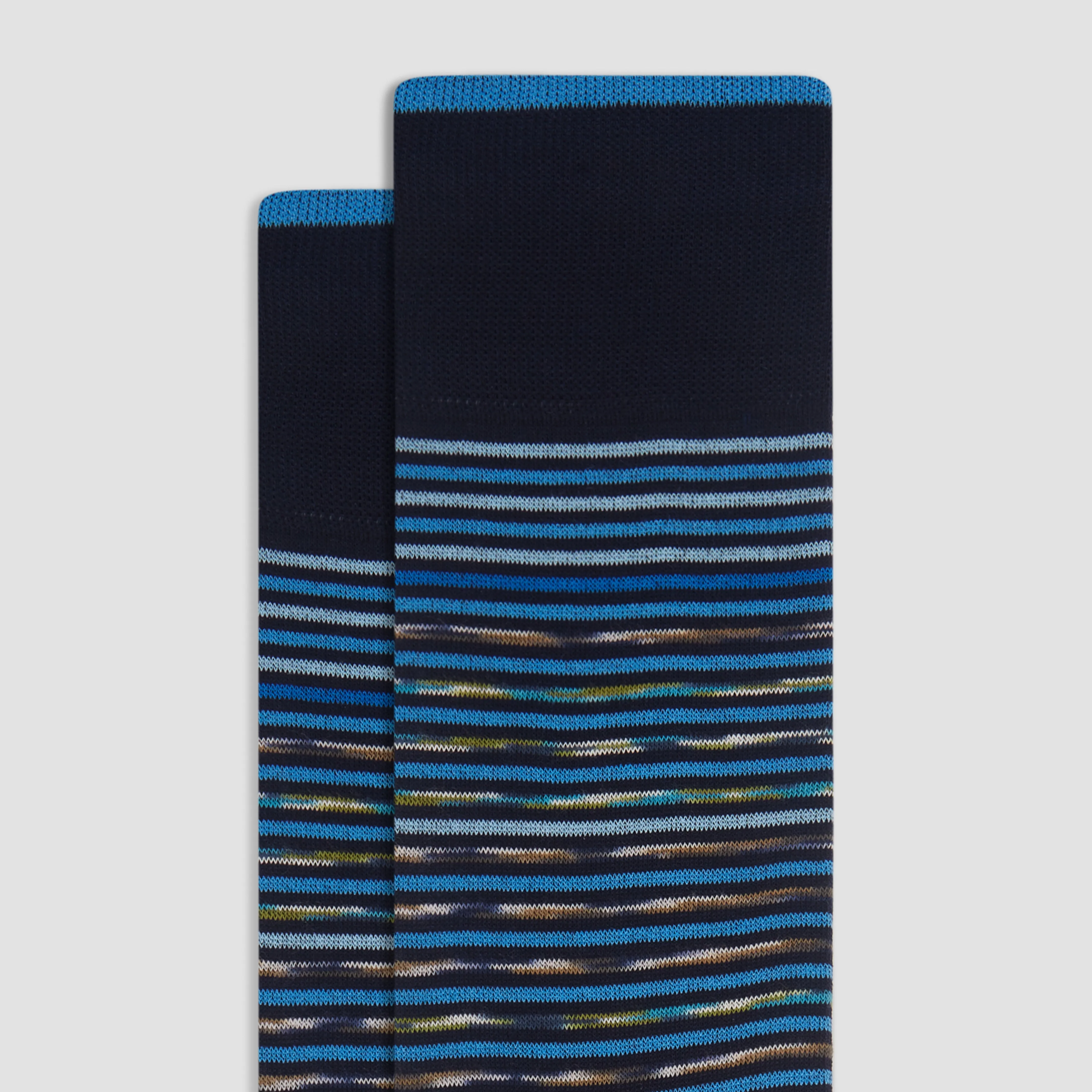 Striped Mid-Calf Socks sold by Bugatchi product image thumbnail 2