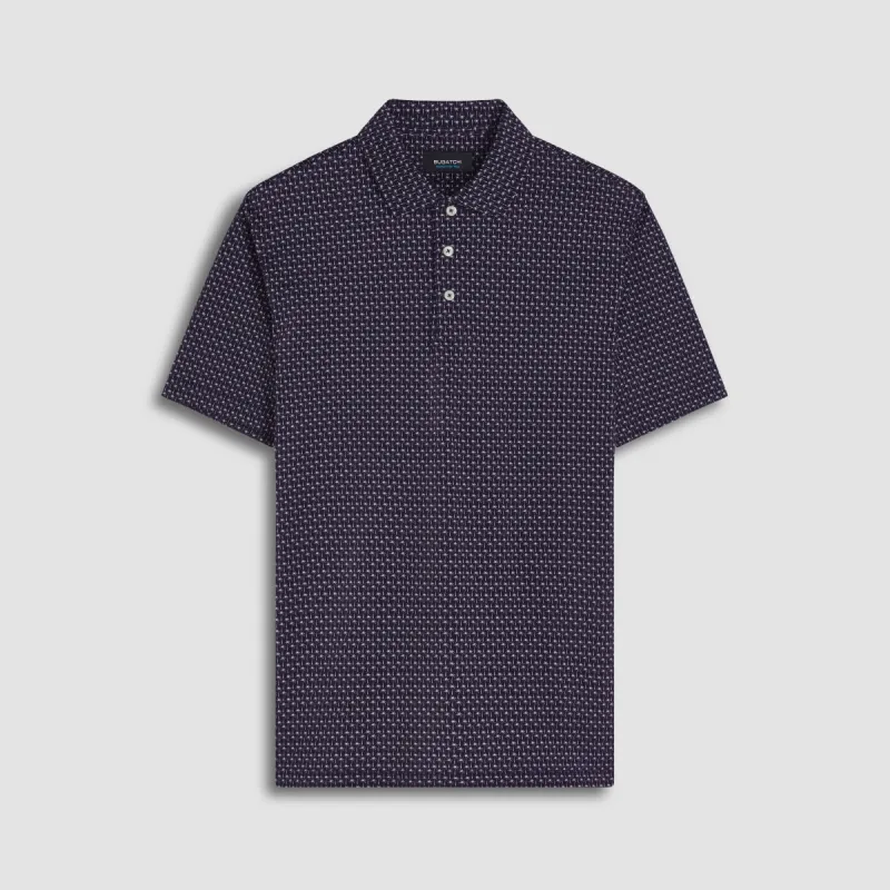 Victor Palm Trees Print OoohCotton Polo sold by Bugatchi