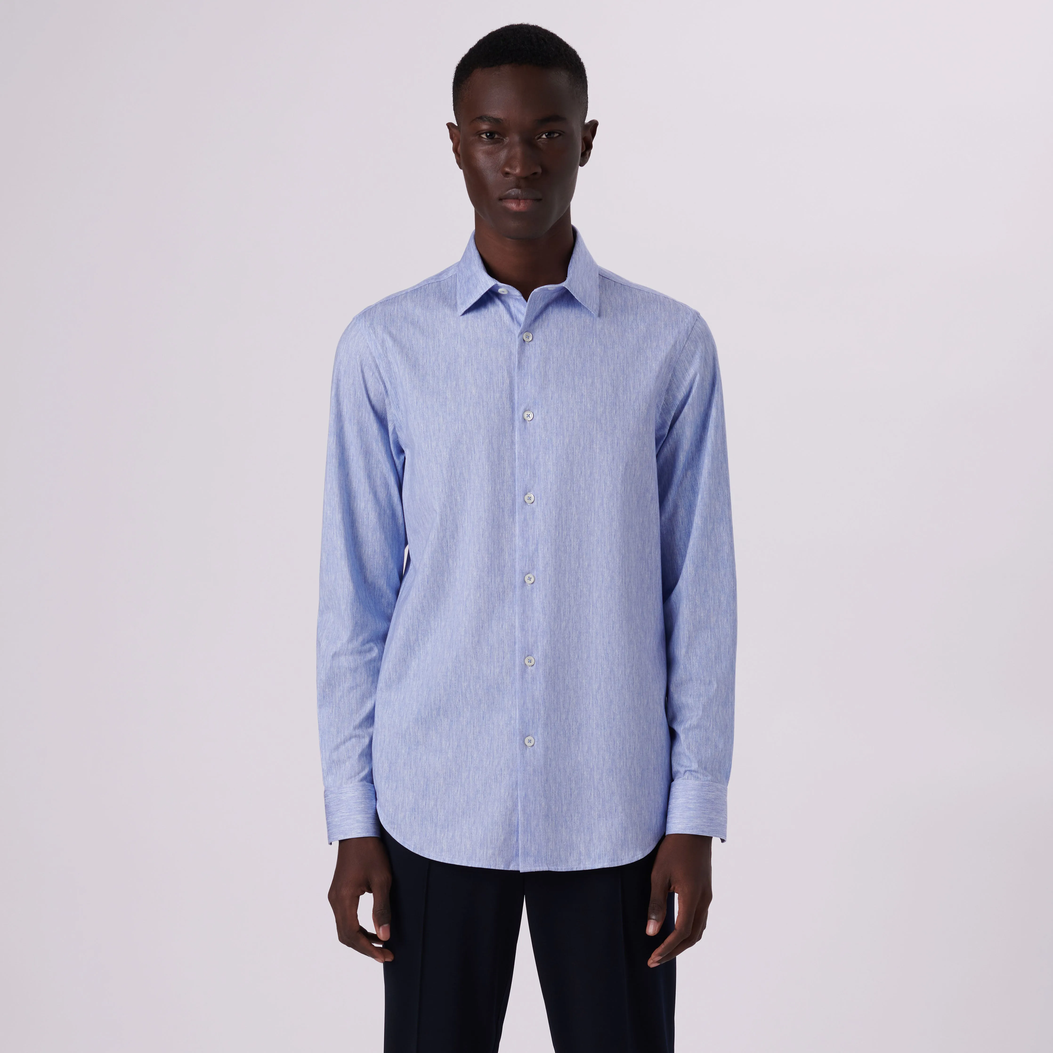 James Marled Print OoohCotton Shirt sold by Bugatchi product image thumbnail 2