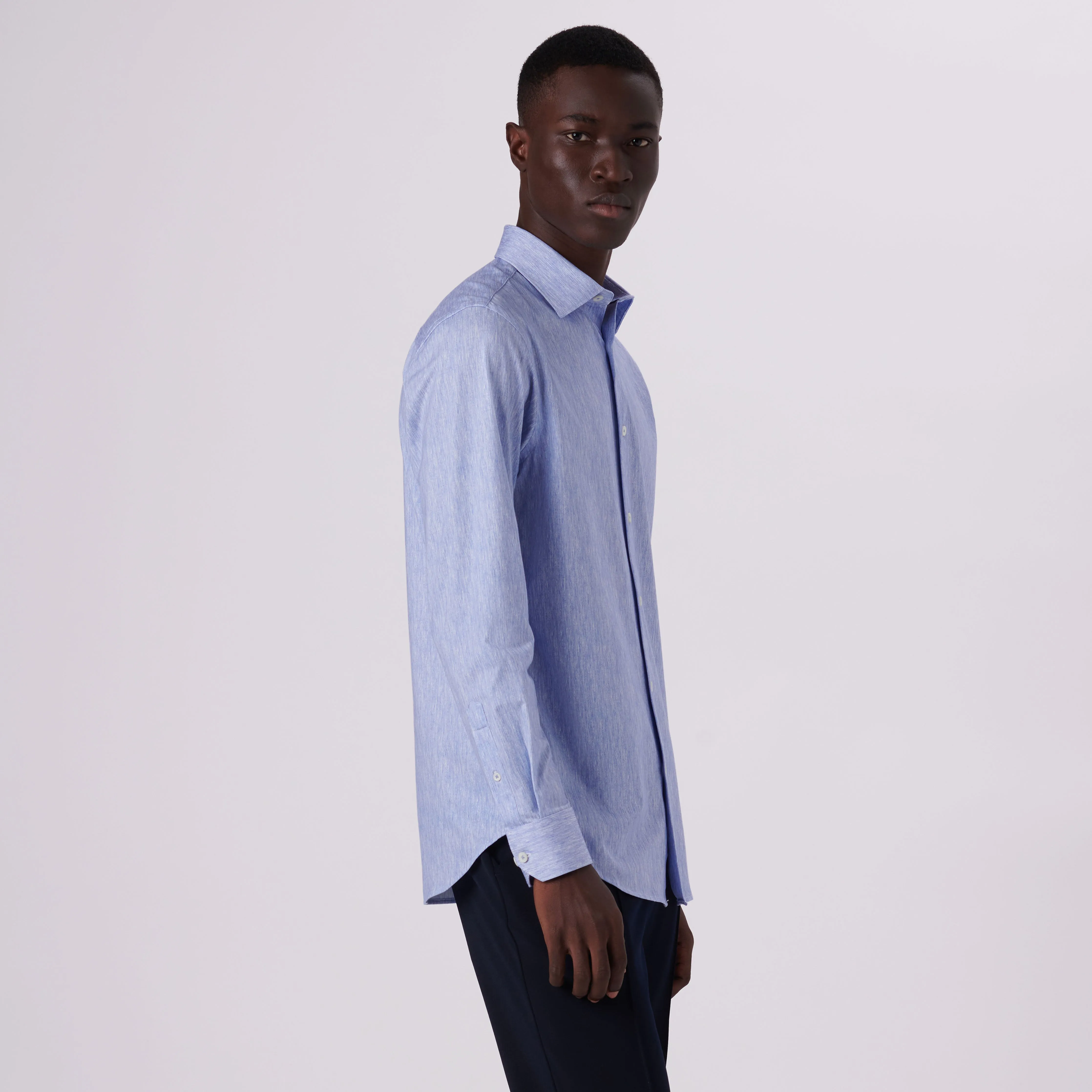 James Marled Print OoohCotton Shirt sold by Bugatchi product image thumbnail 3