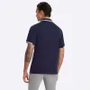 Short Sleeve Quarter Zip Polo sold by Bugatchi