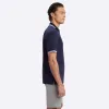 Short Sleeve Quarter Zip Polo sold by Bugatchi
