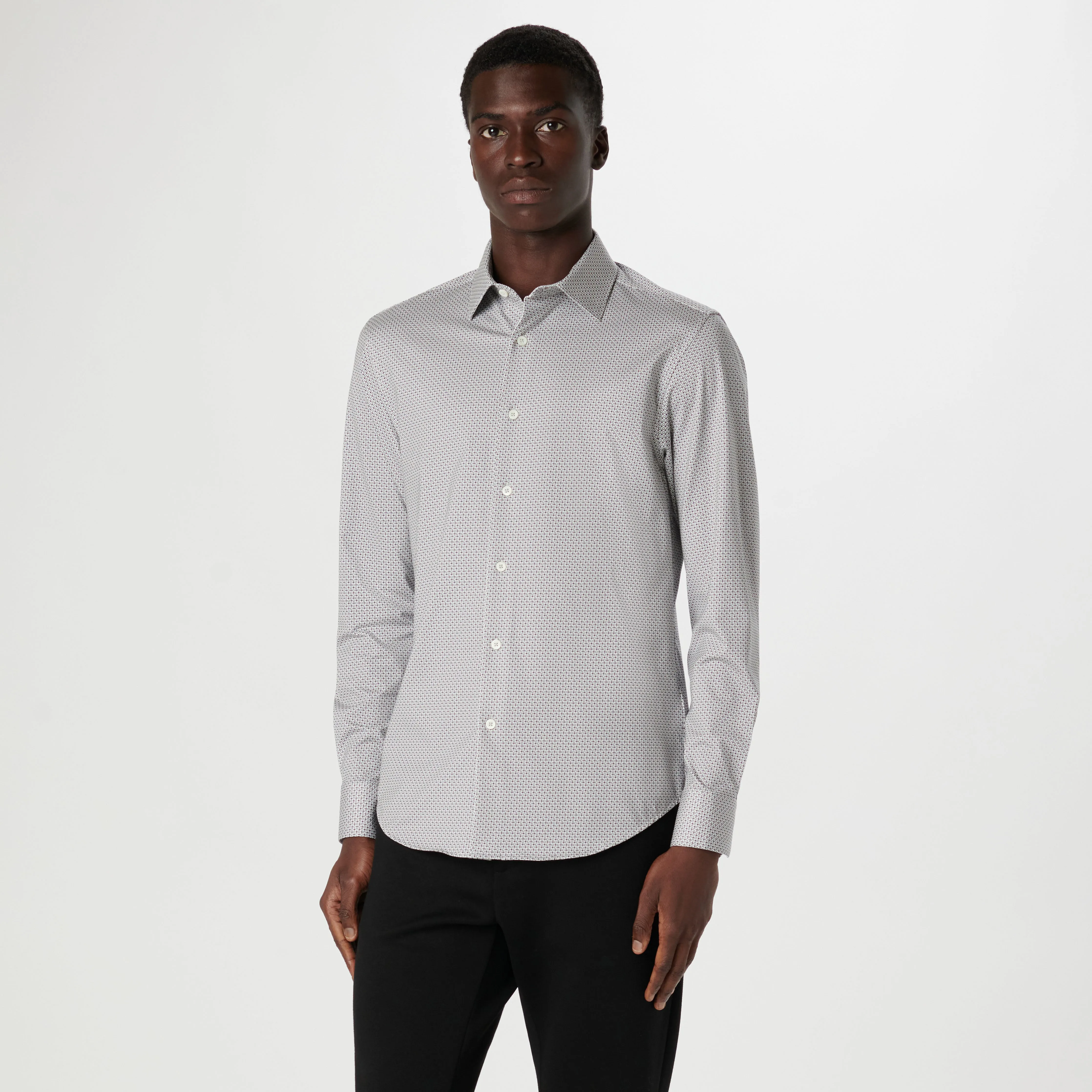 James Geometric OoohCotton Shirt sold by Bugatchi product image thumbnail 2
