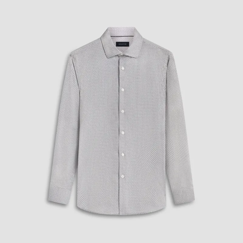 James Geometric OoohCotton Shirt sold by Bugatchi