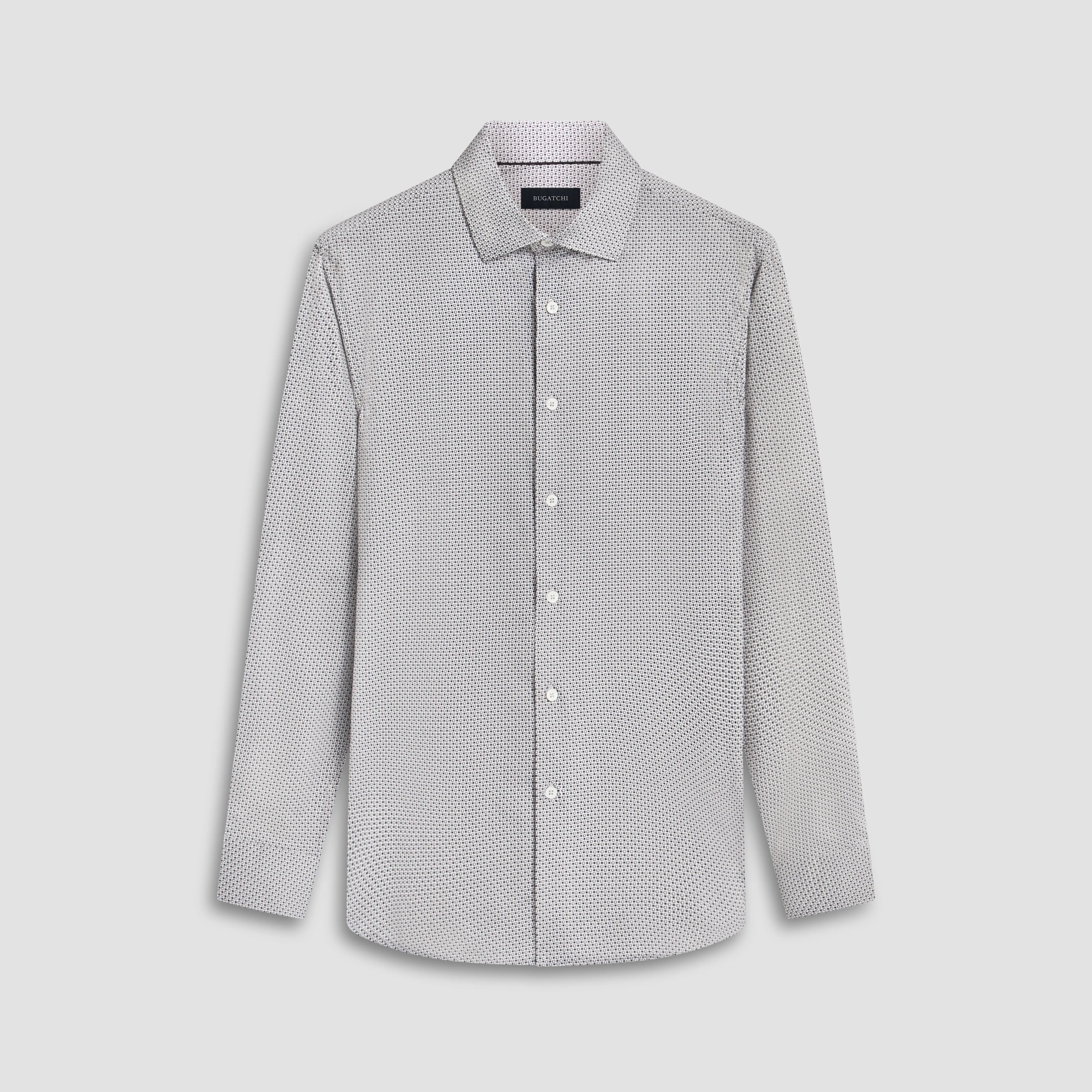 James Geometric OoohCotton Shirt sold by Bugatchi