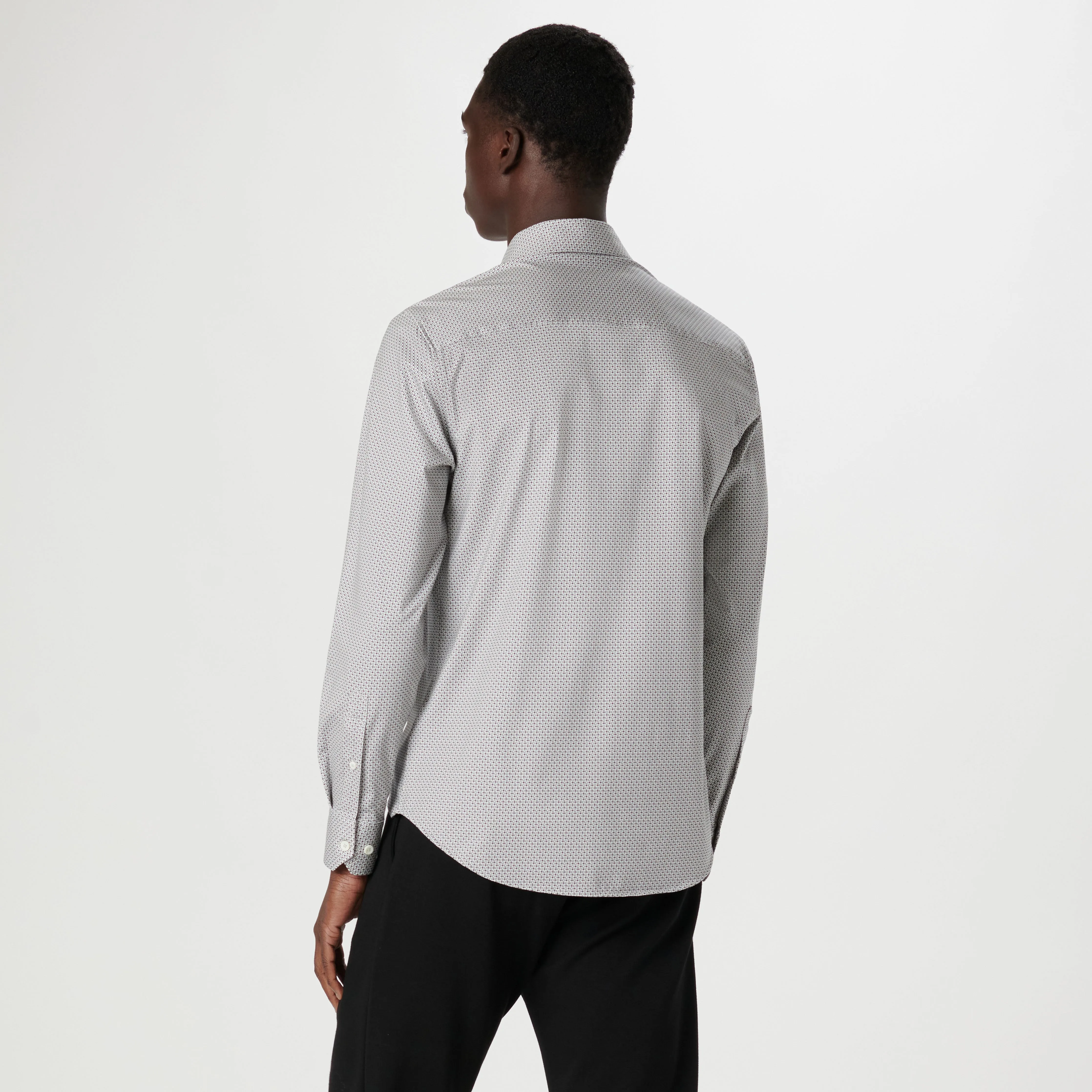 James Geometric OoohCotton Shirt sold by Bugatchi product image thumbnail 4