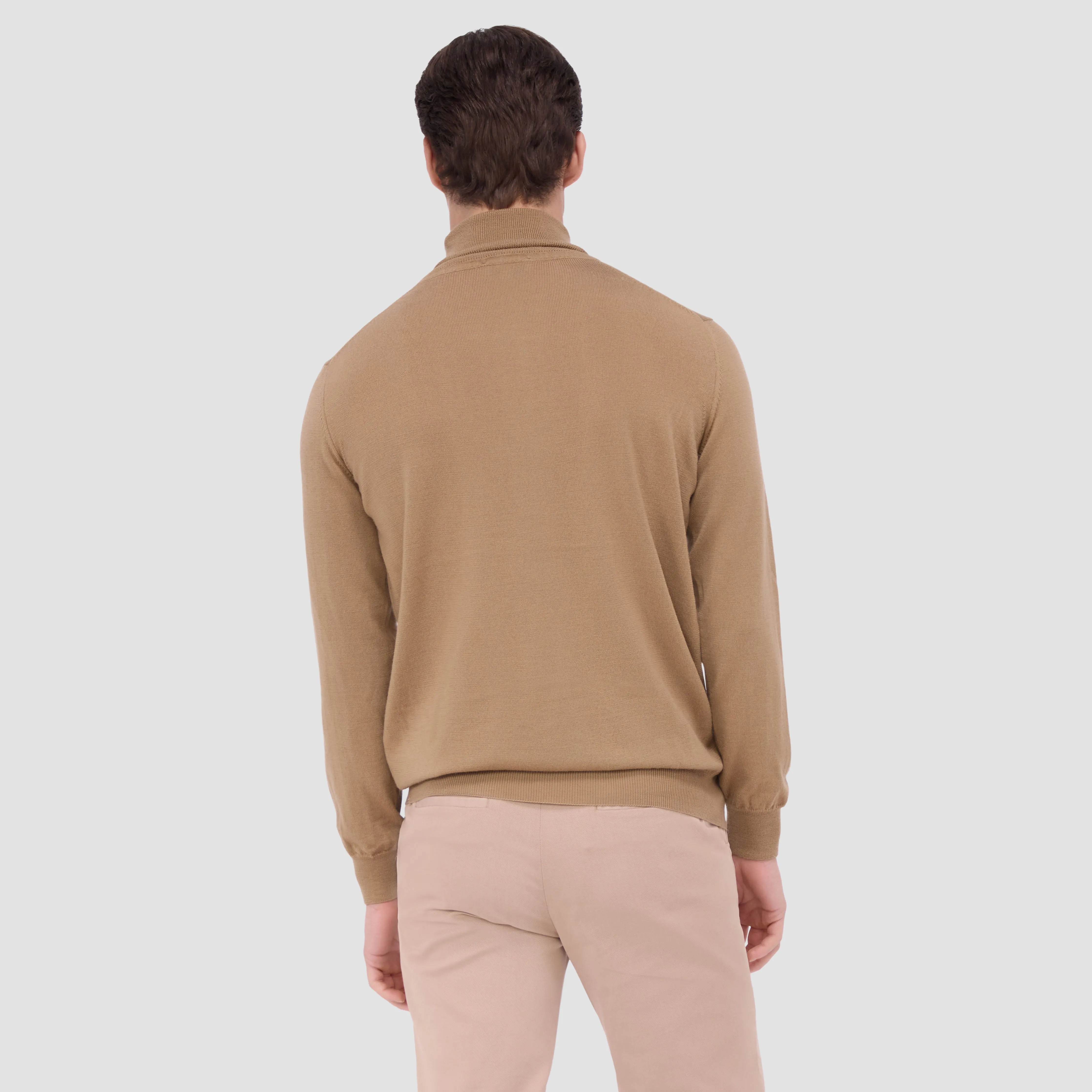 Sawyer Turtleneck Super Merino Sweater sold by Bugatchi product image thumbnail 4