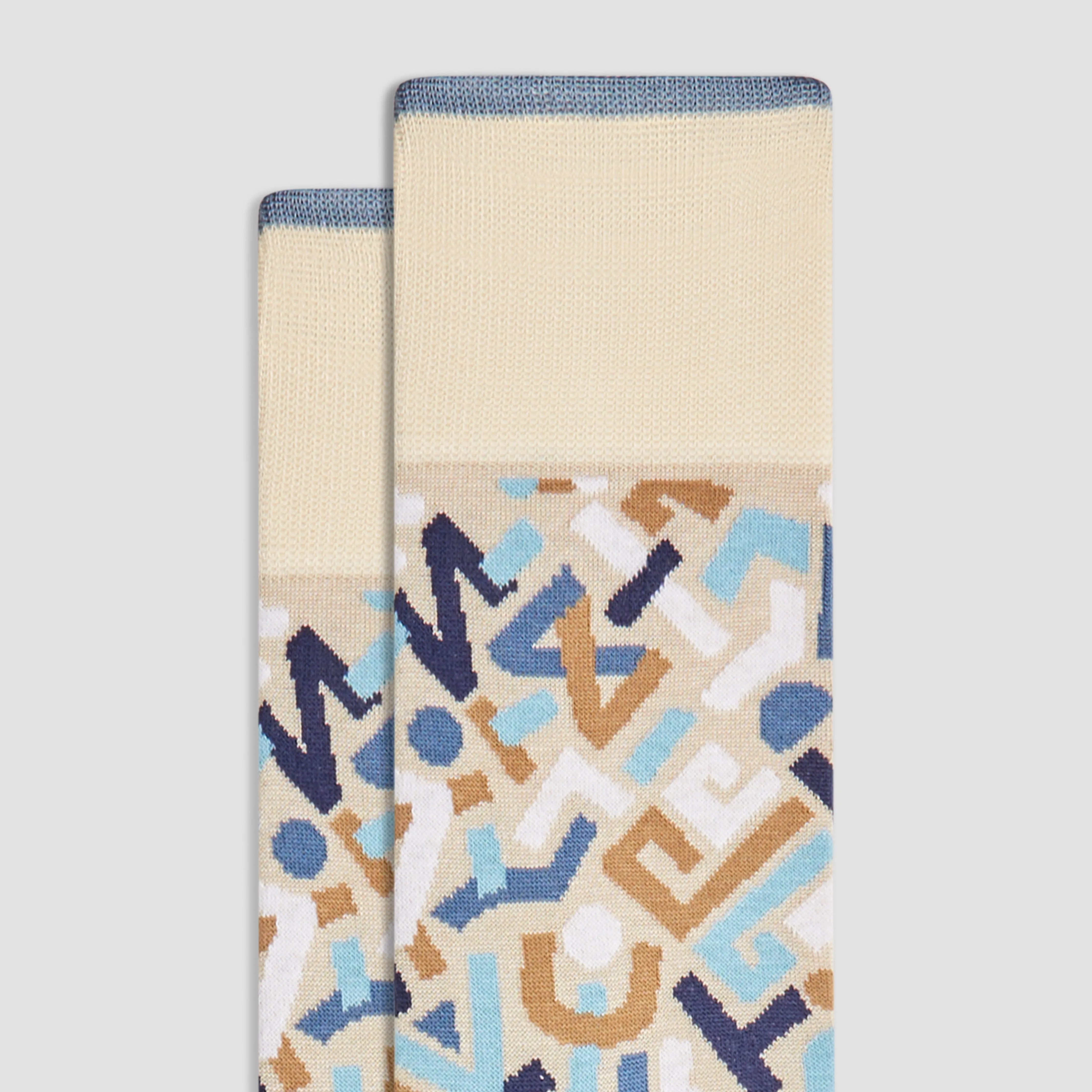 Abstract Mid-Calf Socks sold by Bugatchi product image thumbnail 2