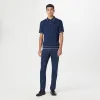 Rib Stitch Short Sleeve Polo Sweater sold by Bugatchi
