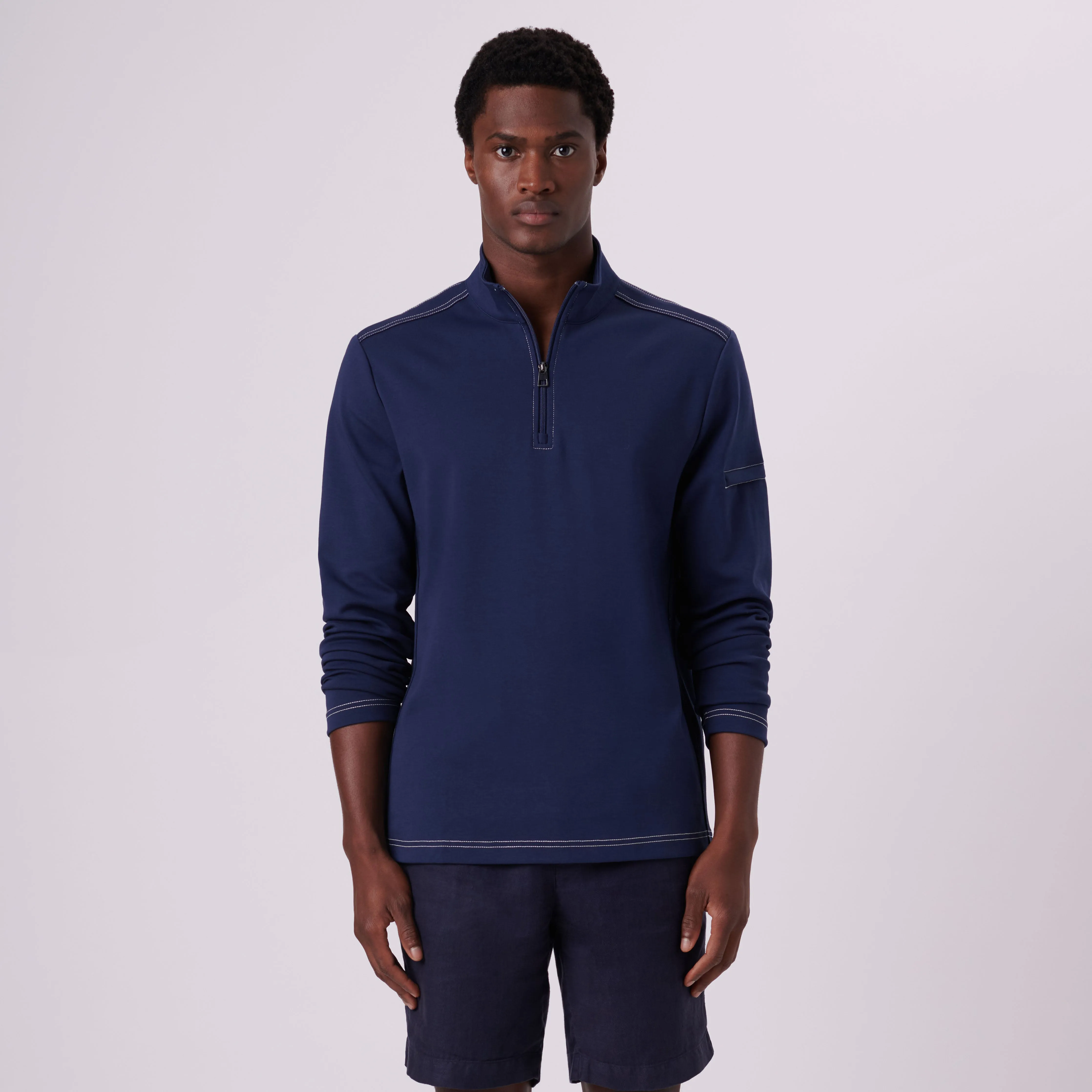 Quarter Zip Pullover sold by Bugatchi product image thumbnail 2