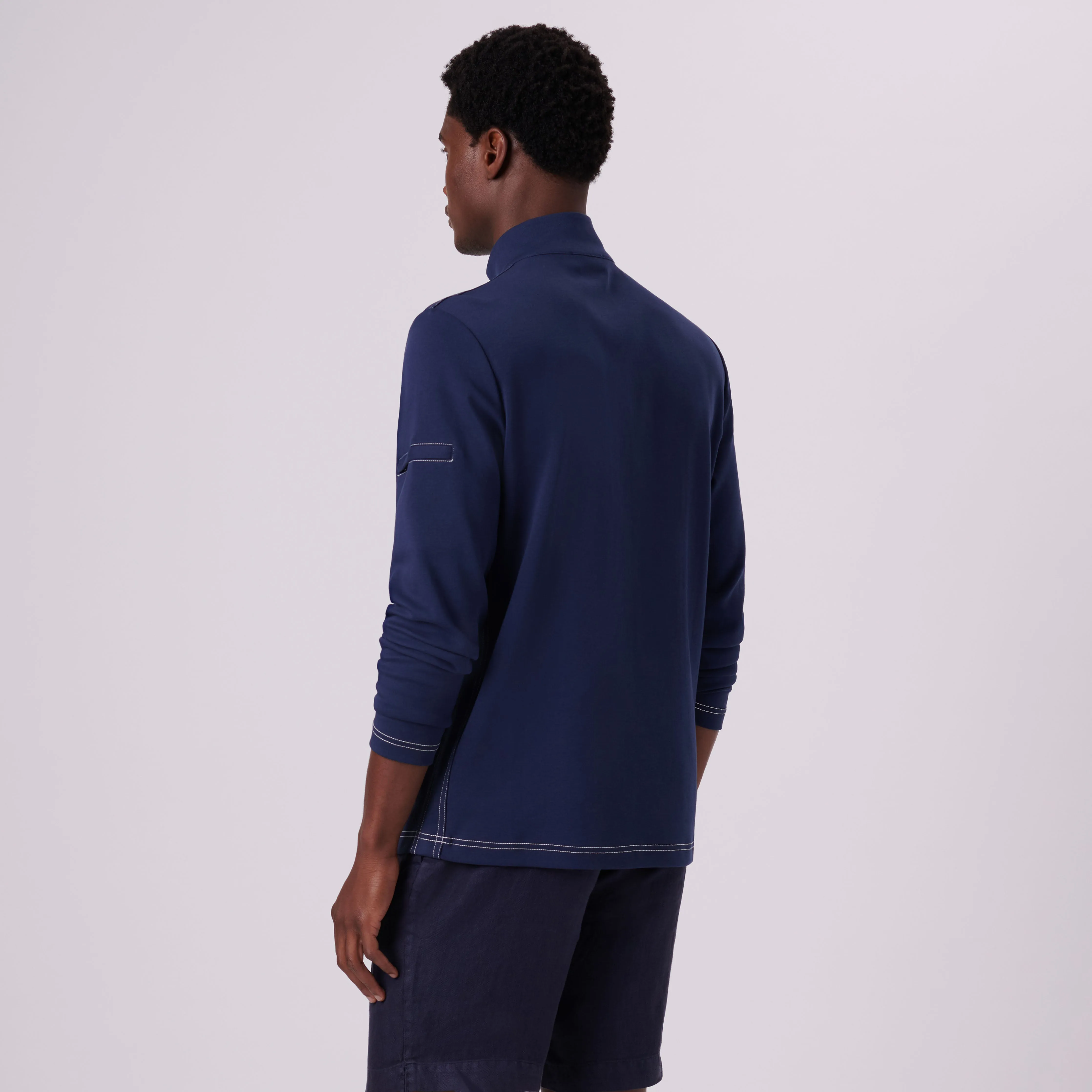 Quarter Zip Pullover sold by Bugatchi product image thumbnail 4