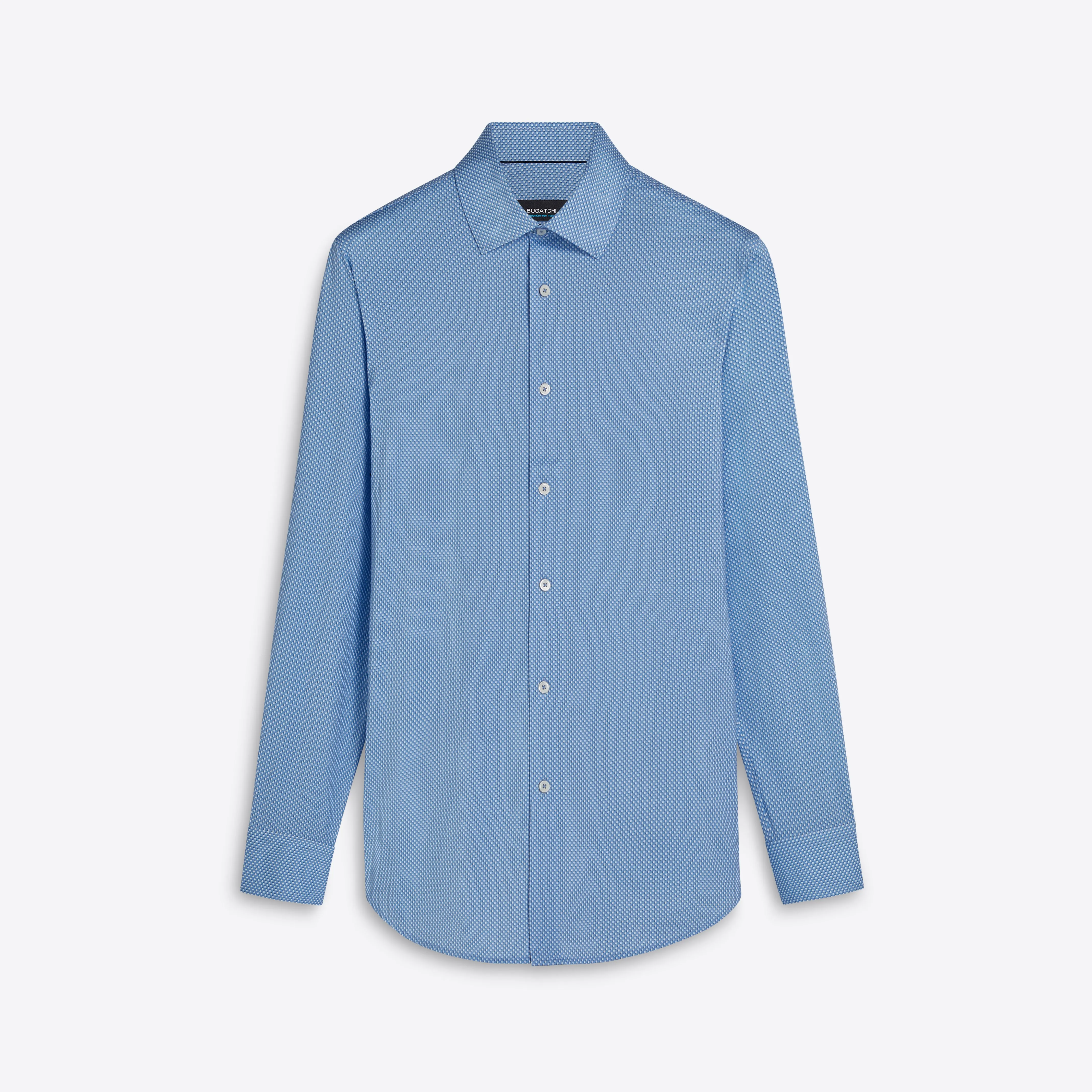 JAMES Polka Dot Print OoohCotton Shirt sold by Bugatchi