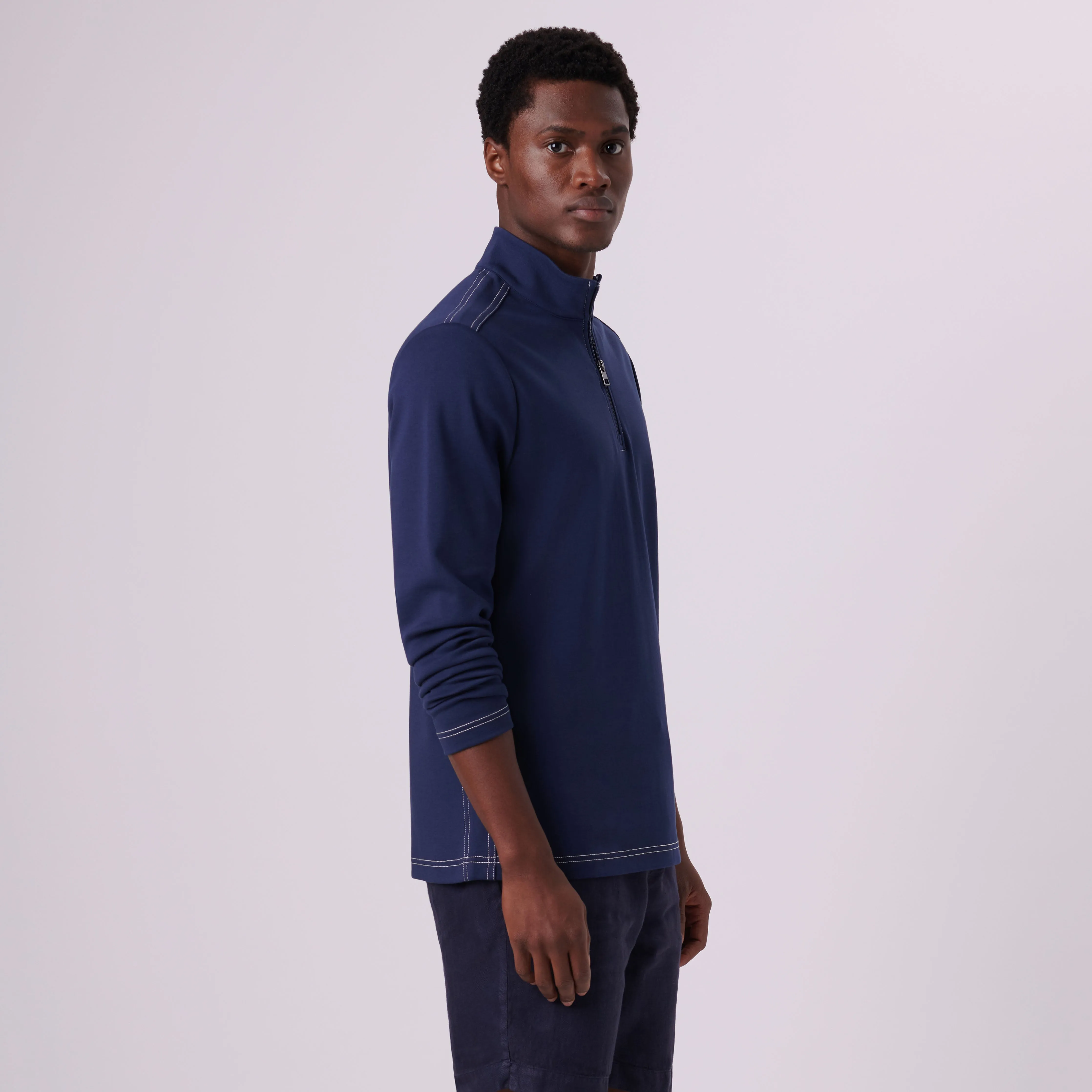 Quarter Zip Pullover sold by Bugatchi product image thumbnail 3