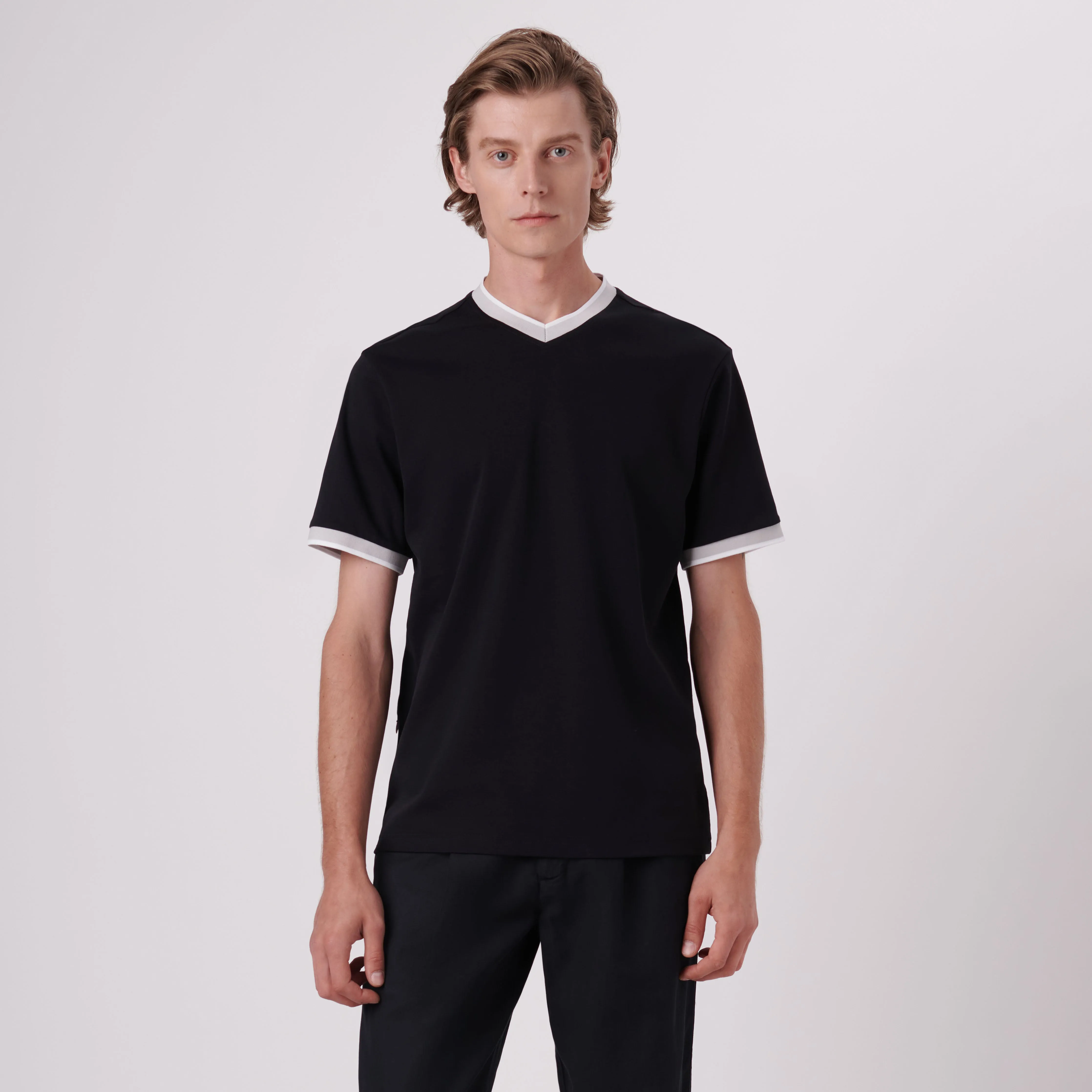High V-Neck T-Shirt sold by Bugatchi product image thumbnail 2