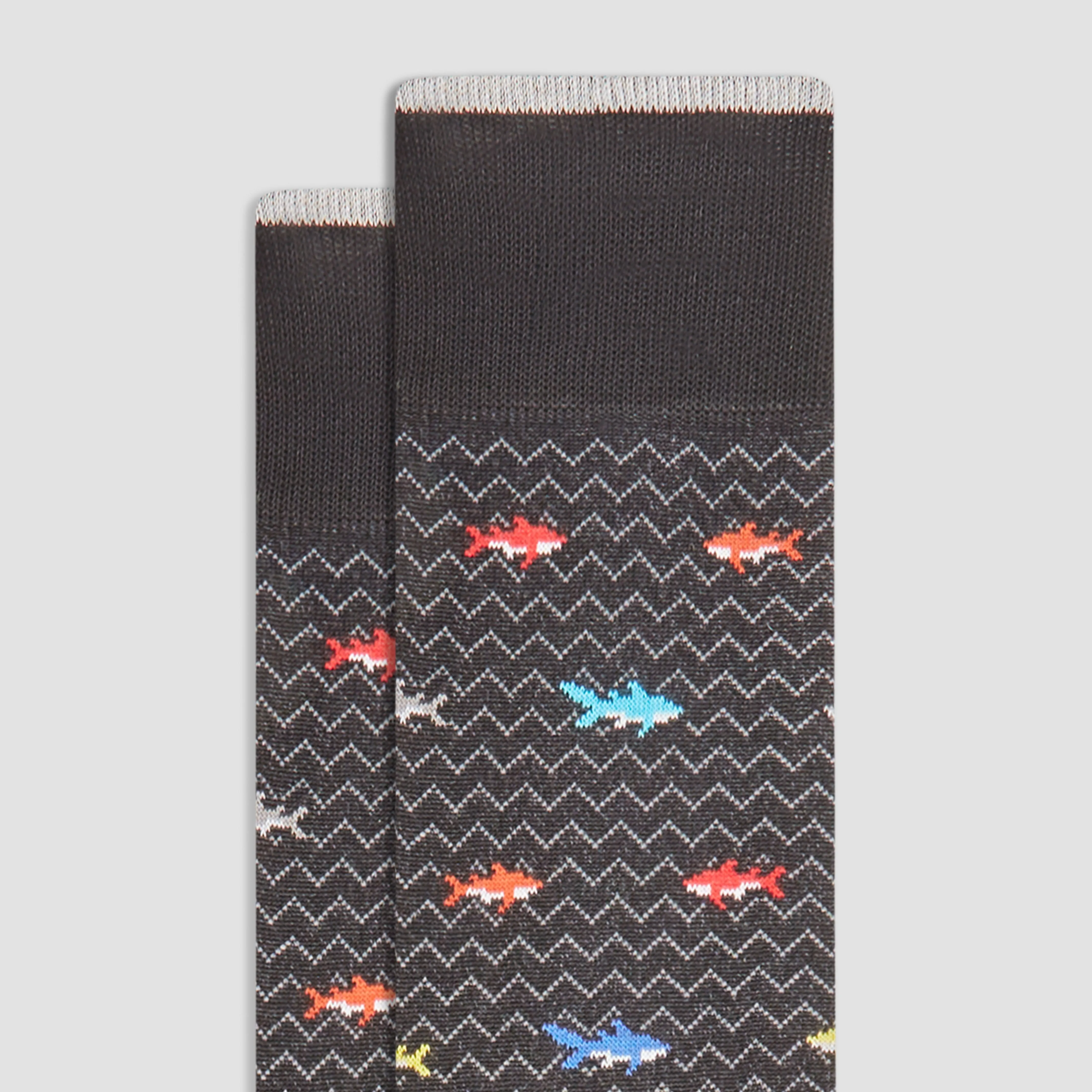 Sharks Mid-Calf Socks sold by Bugatchi product image thumbnail 2