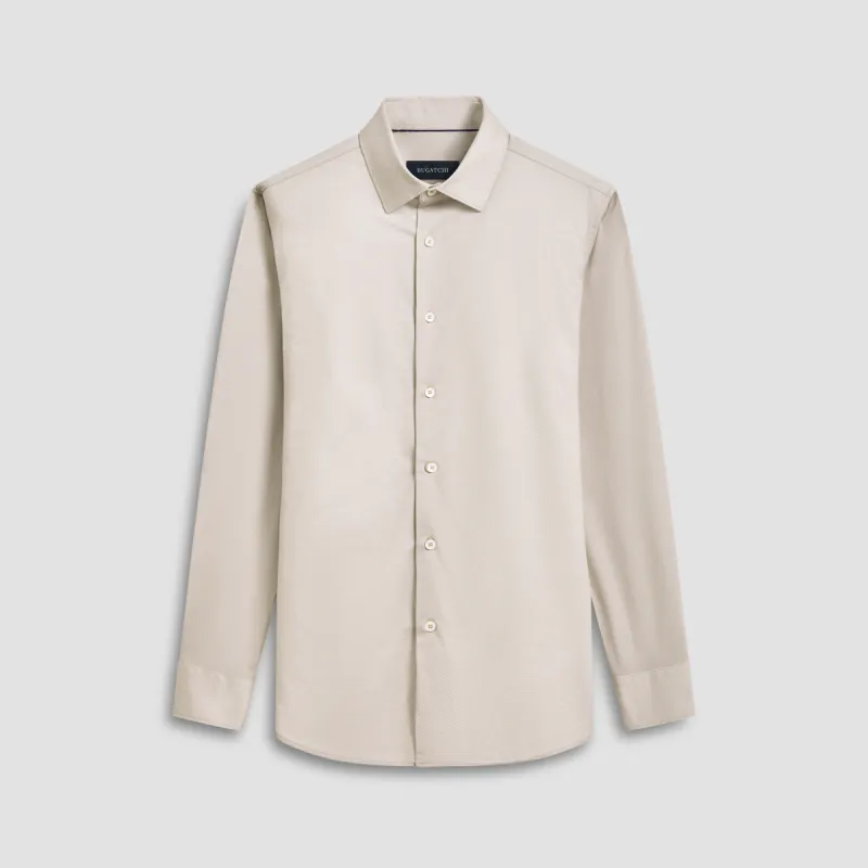 James Diagonal Pin Stripe OoohCotton Shirt sold by Bugatchi