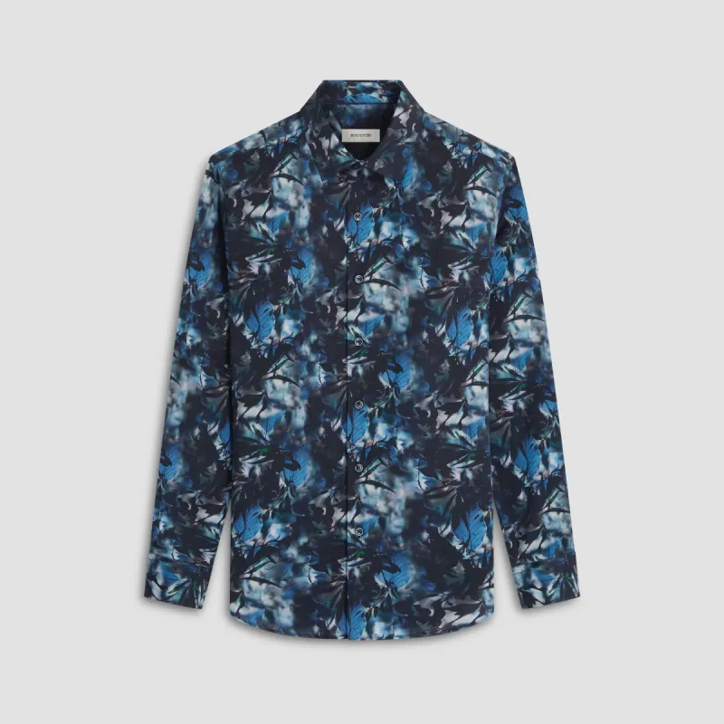 Julian Leaf Print Shirt sold by Bugatchi