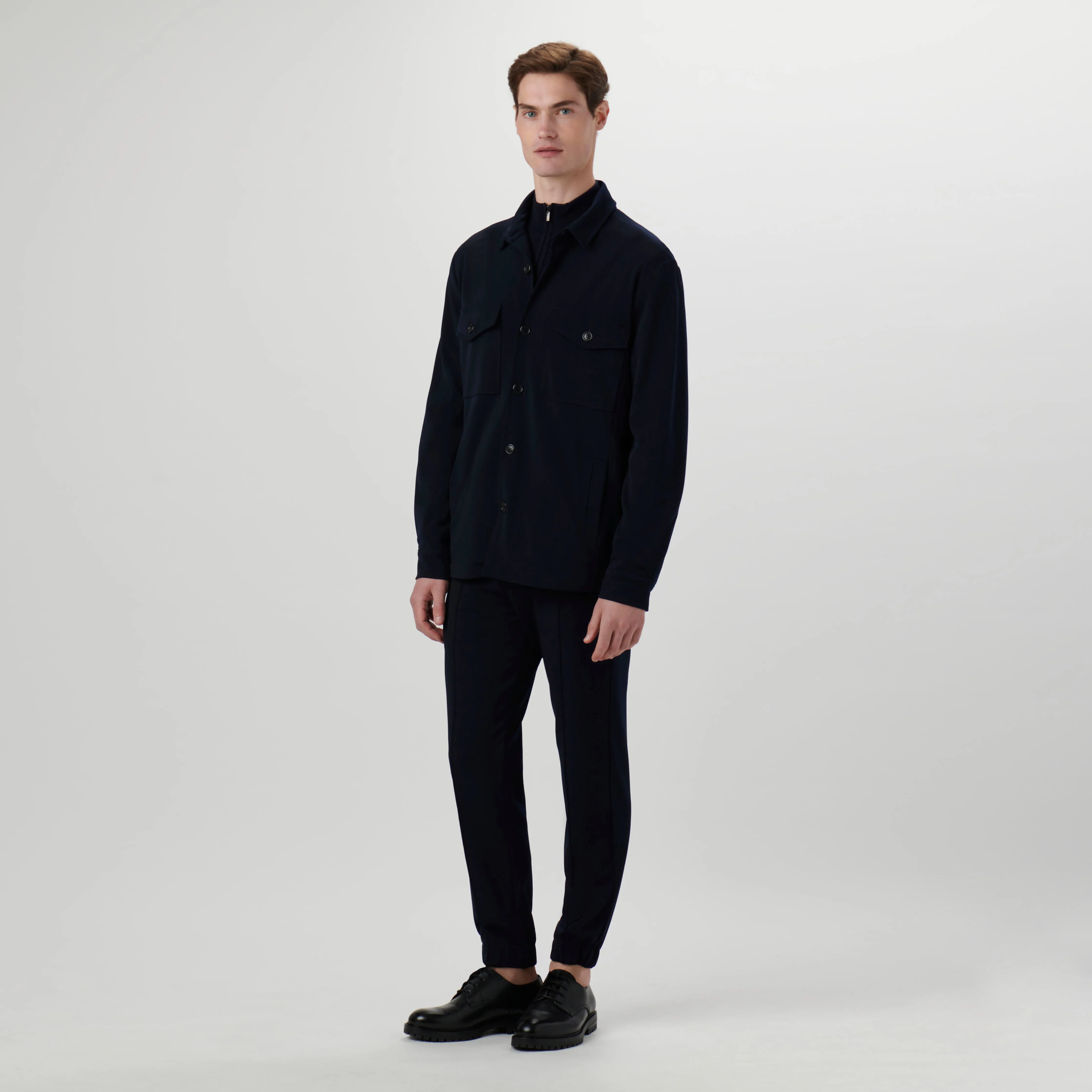 Knit Shirt Jacket sold by Bugatchi product image thumbnail 5