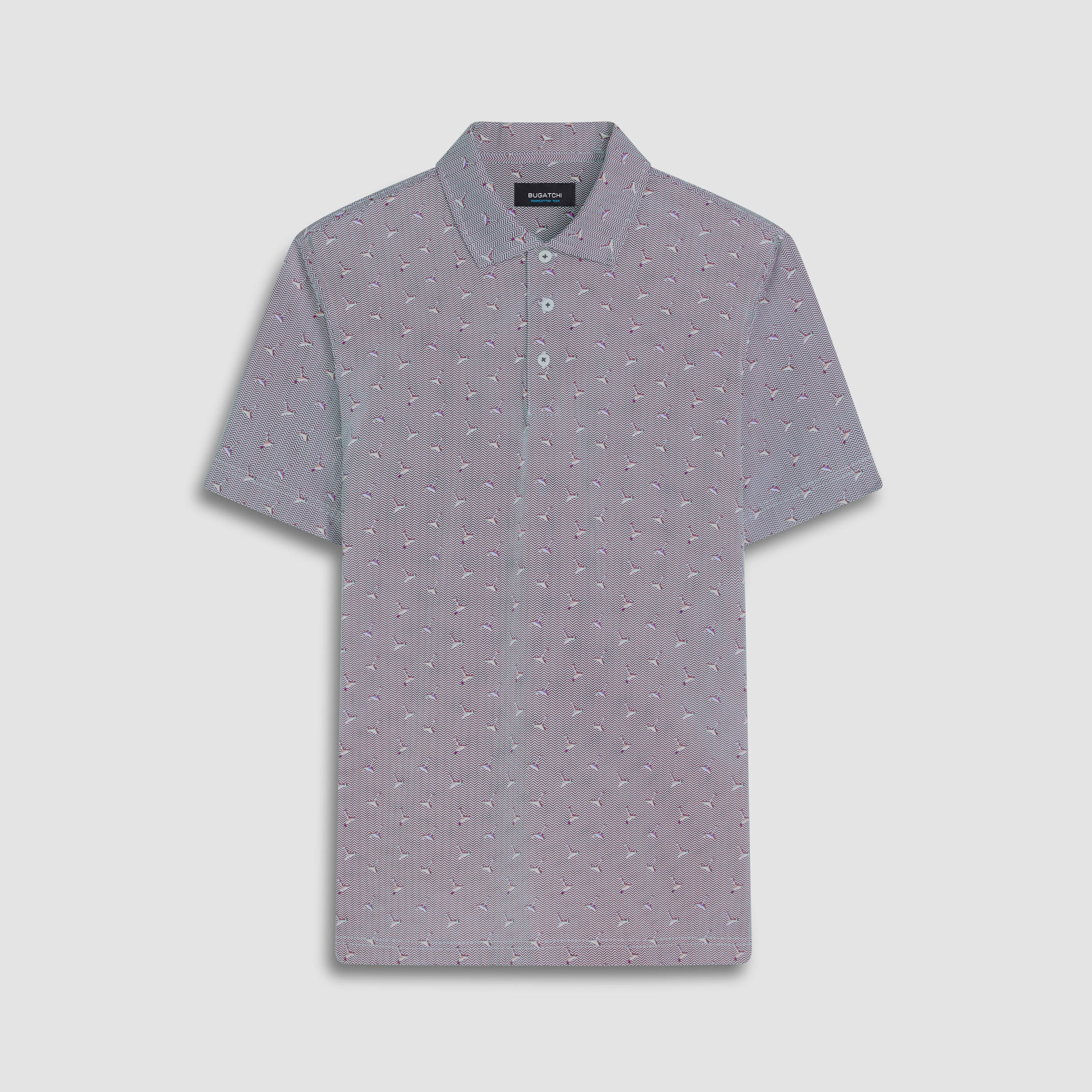 Victor Cocktails Print OoohCotton Polo sold by Bugatchi