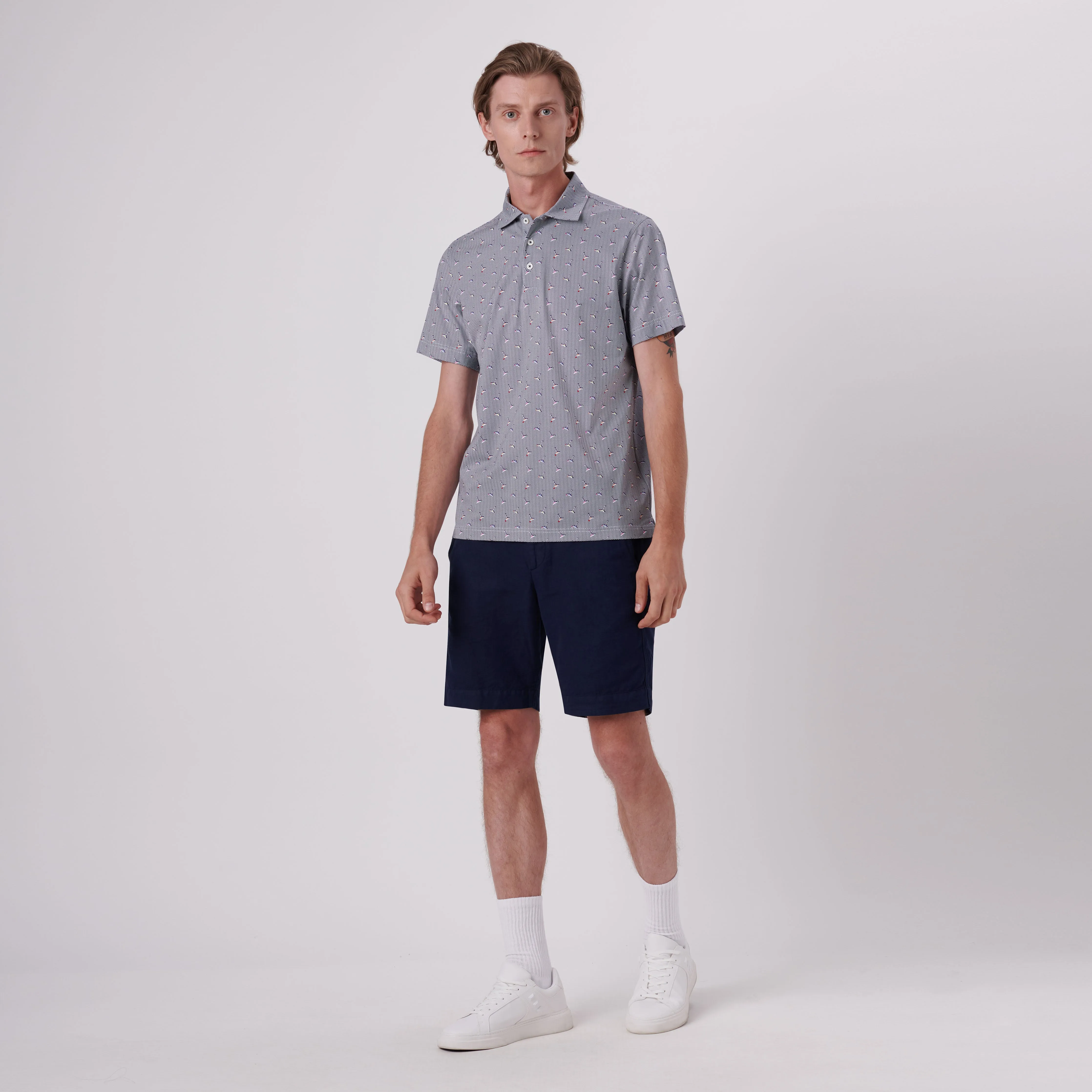 Victor Cocktails Print OoohCotton Polo sold by Bugatchi product image thumbnail 5