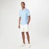 Tipped Quarter Zip Polo sold by Bugatchi