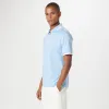 Tipped Quarter Zip Polo sold by Bugatchi